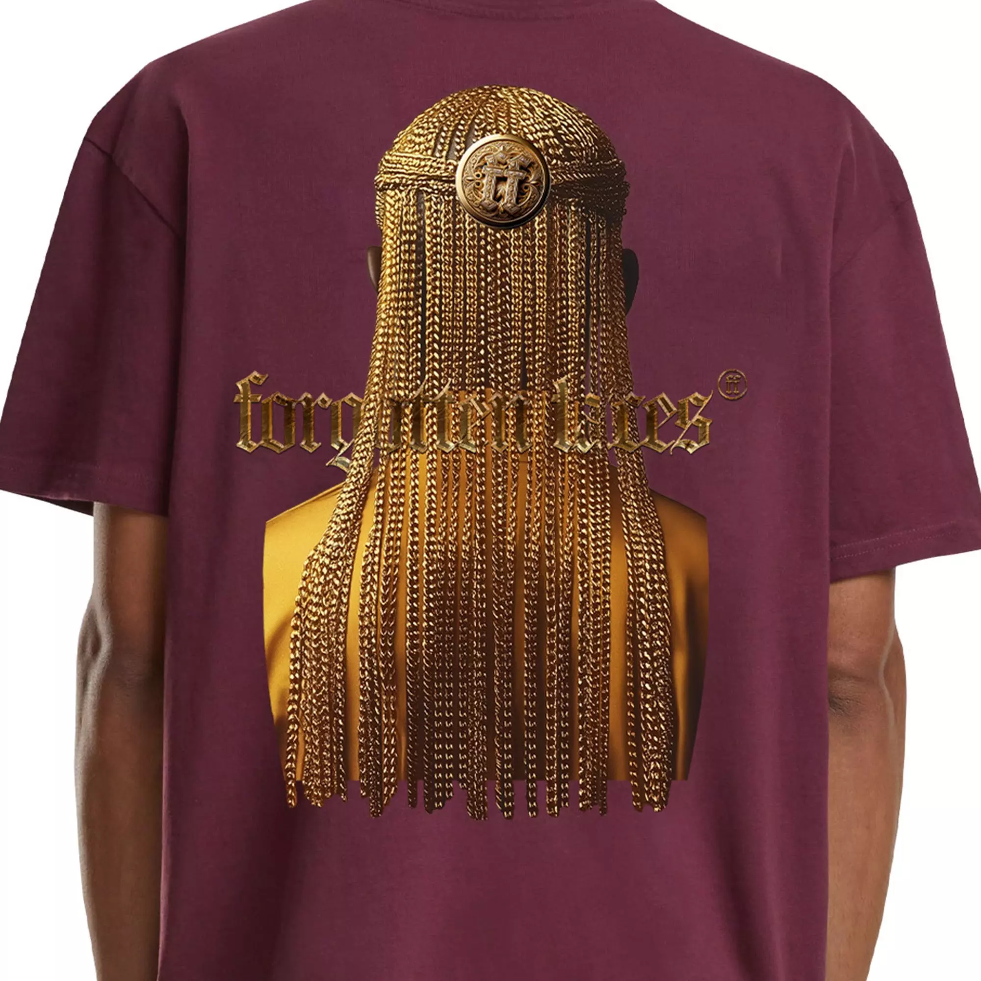 Forgotten Faces Men's Forgotten Chains Tee - CHERRY