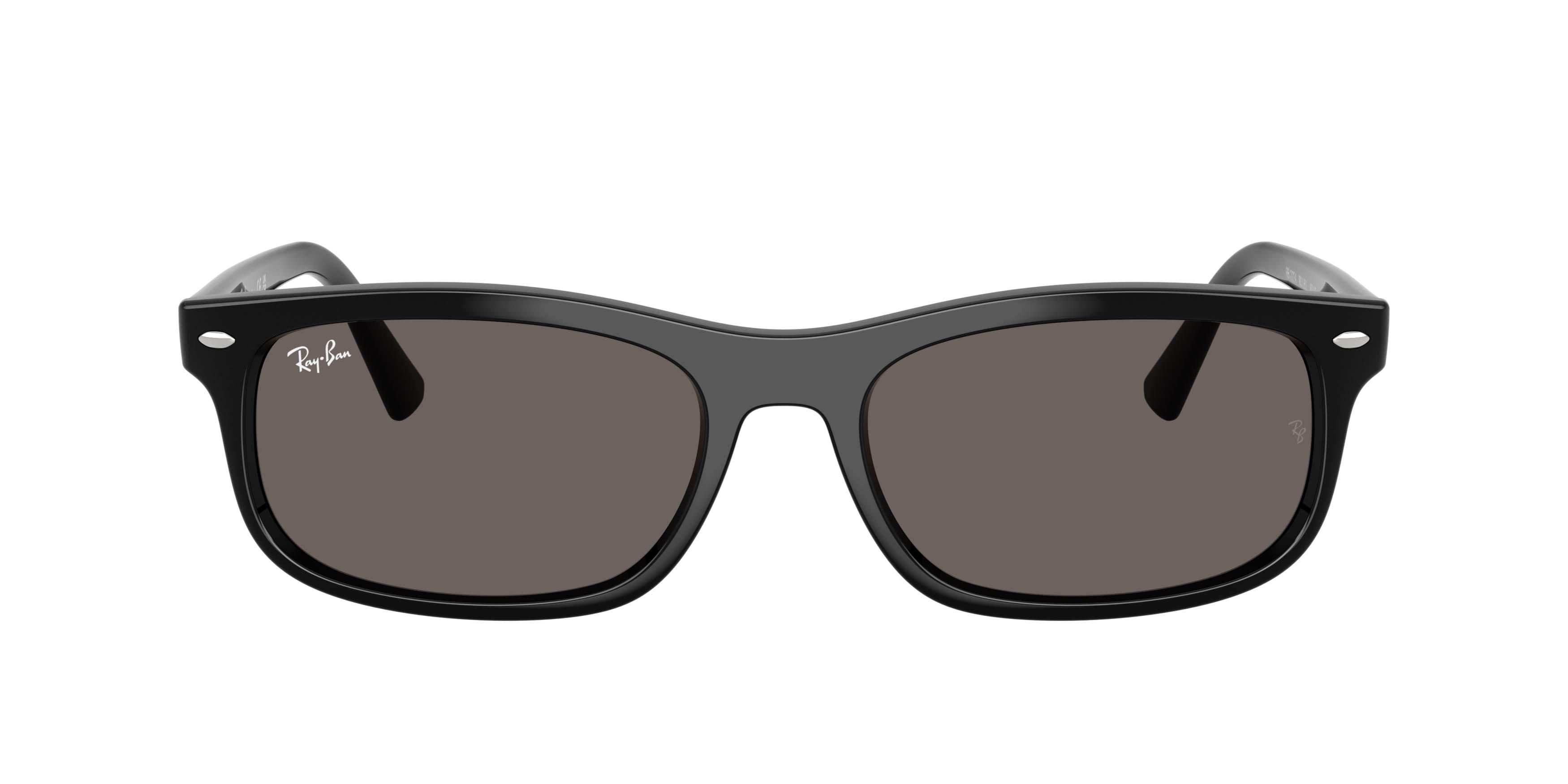 Ray-Ban RB2224 Dark Grey Sunglasses &ndash; Polished Black - BLACK/GREY Thumbnail View 2