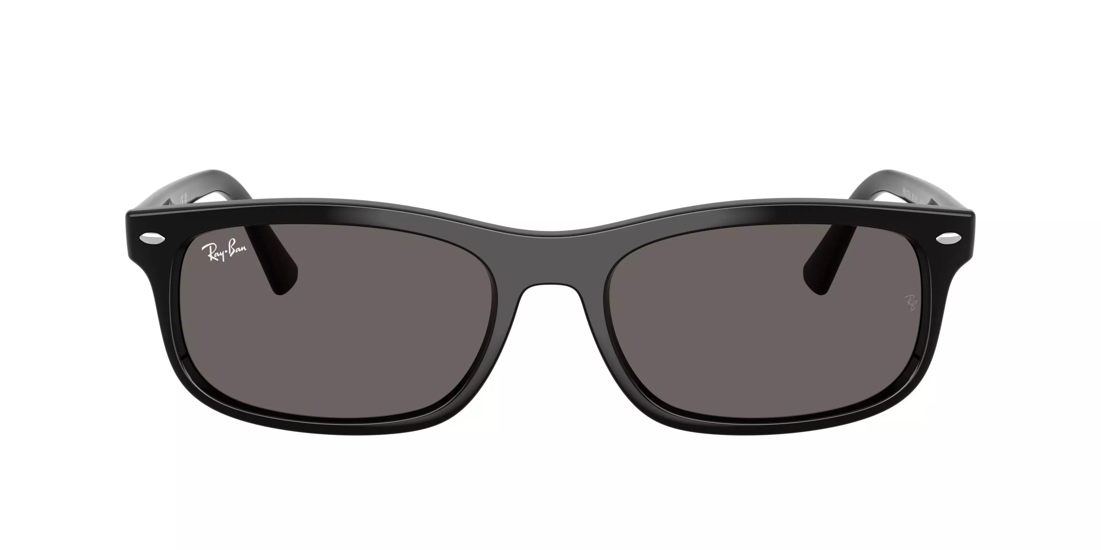 Ray-Ban RB2224 Dark Grey Sunglasses &ndash; Polished Black - BLACK/GREY