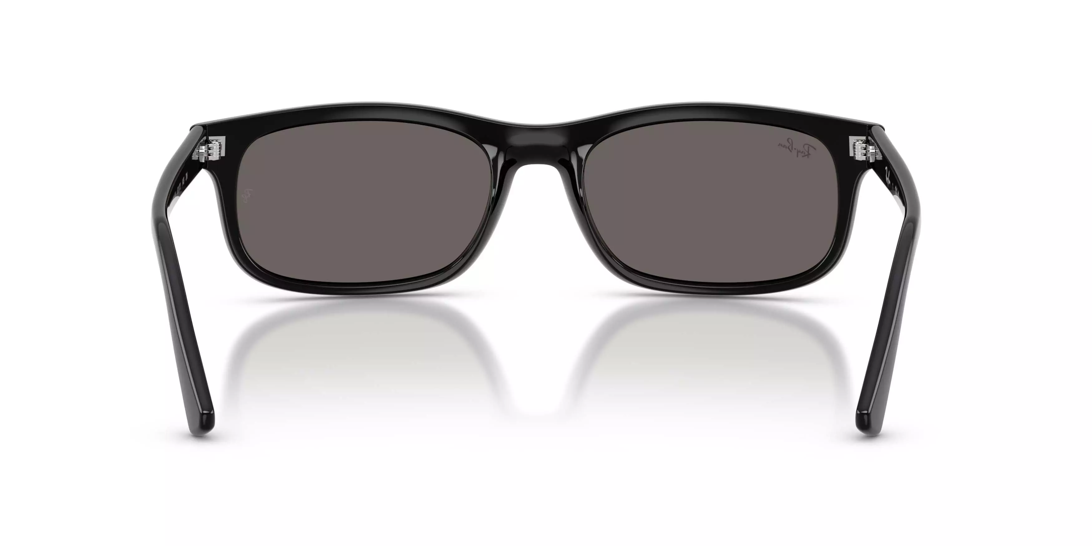 Ray-Ban RB2224 Dark Grey Sunglasses &ndash; Polished Black - BLACK/GREY