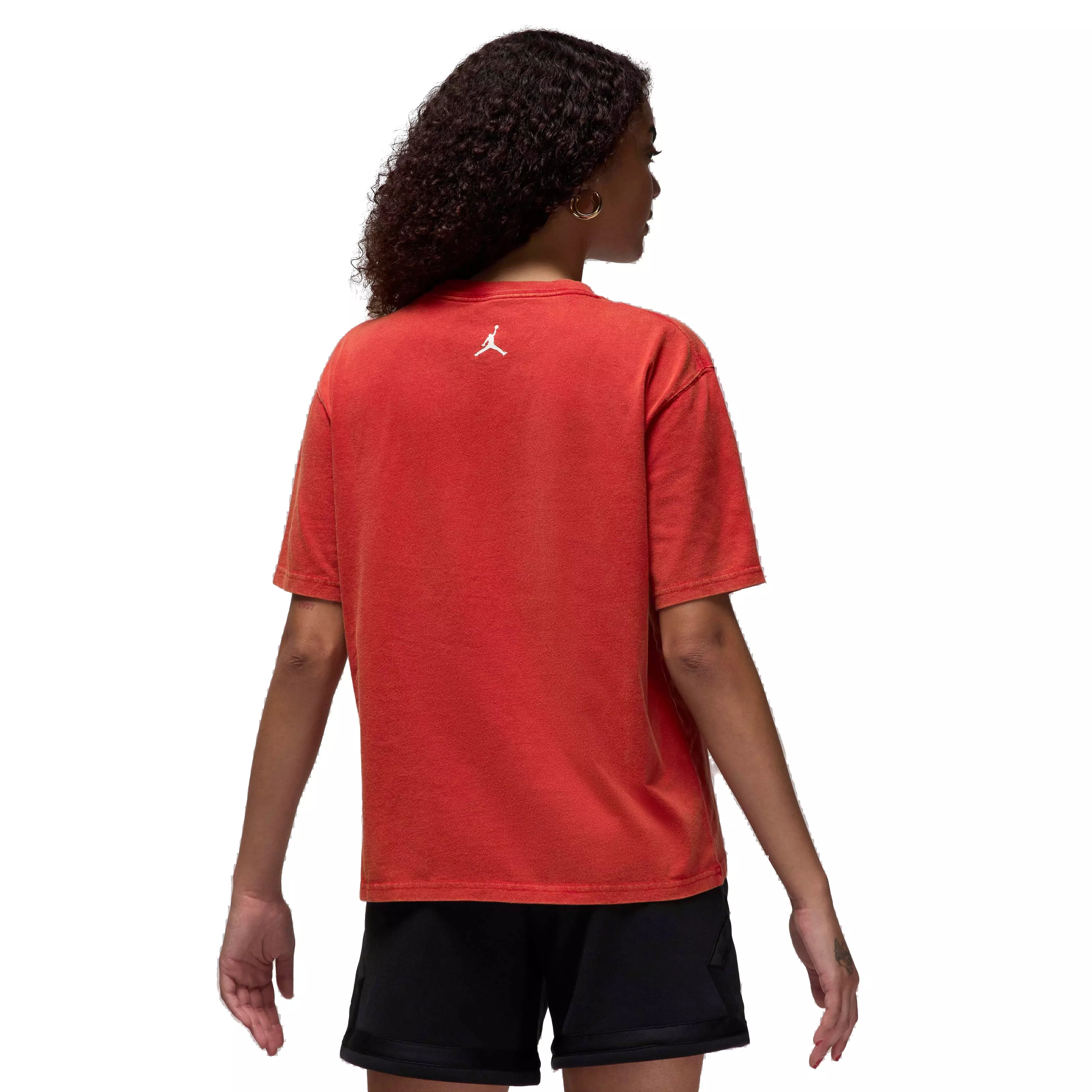 Jordan Women's Short-Sleeve Graphic Girlfriend T-Shirt -Red - RED