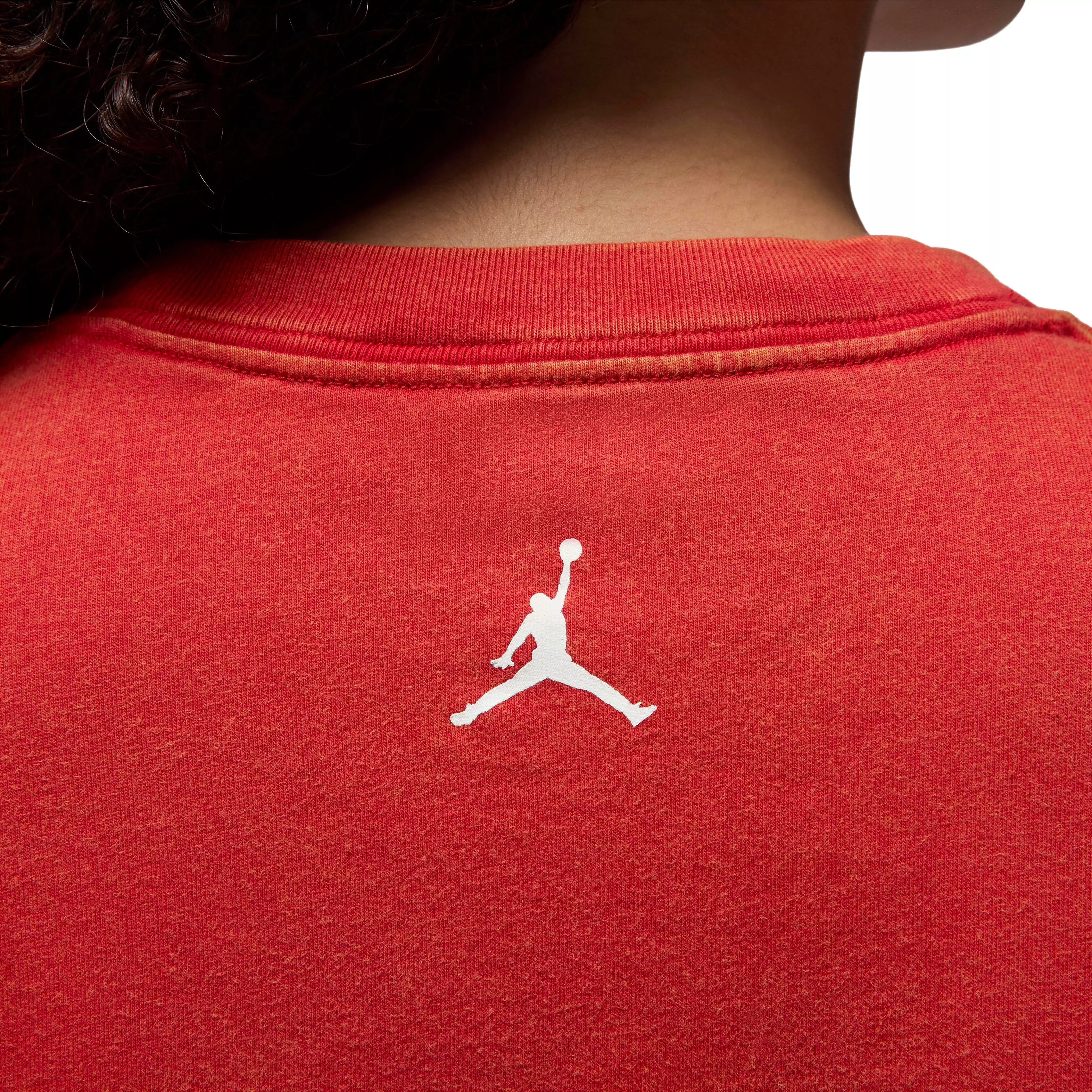Jordan Women's Short-Sleeve Graphic Girlfriend T-Shirt -Red - RED