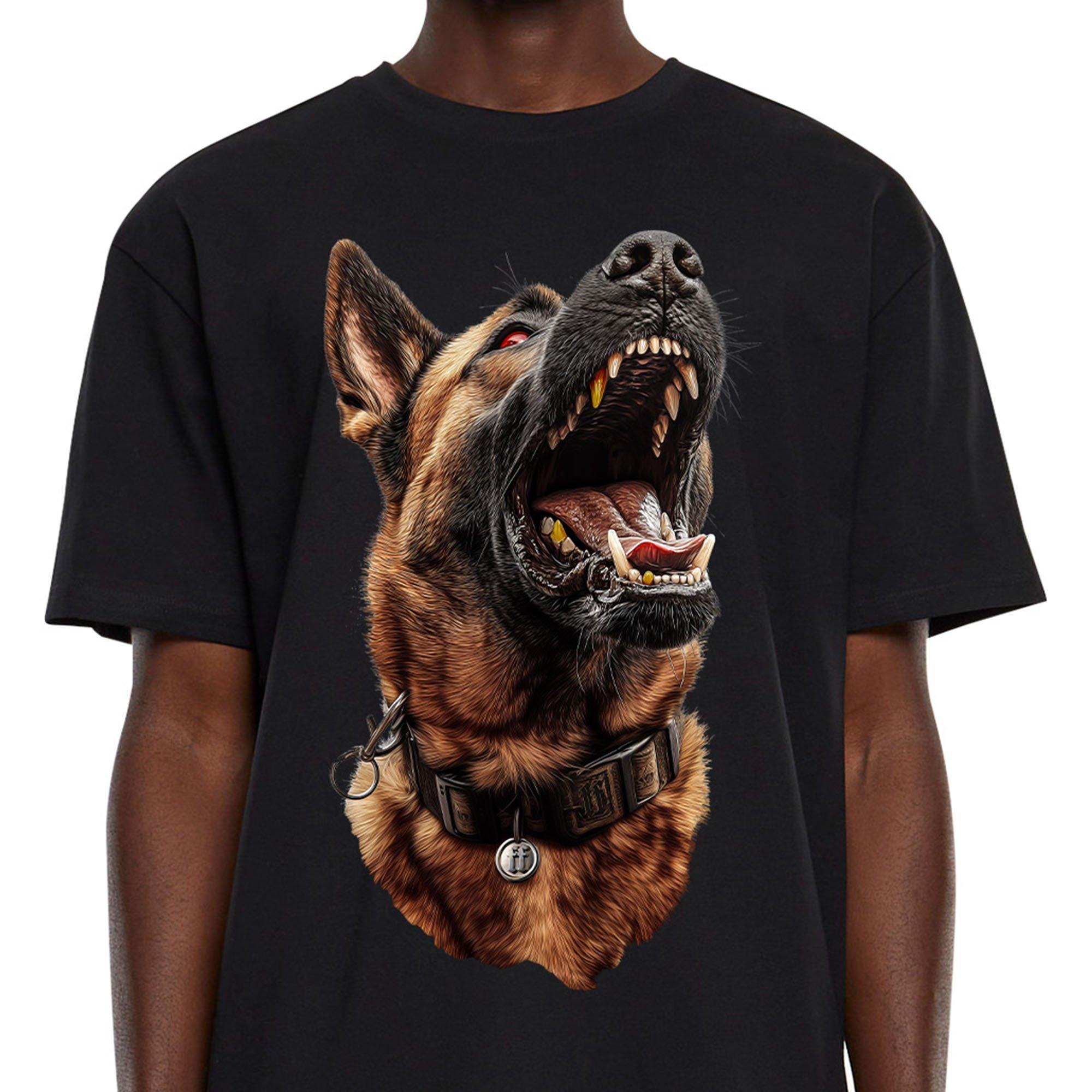 Forgotten Faces Men's Man's Best Friend Tee - BLACK Thumbnail View 3