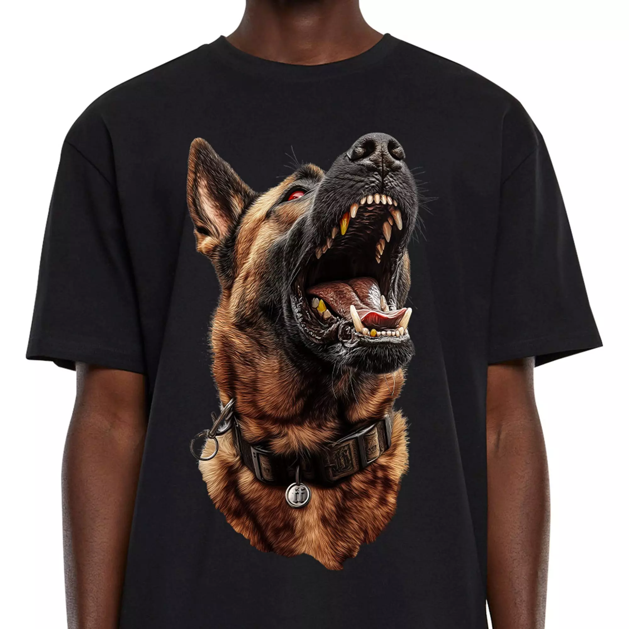 Forgotten Faces Men's Man's Best Friend Tee - BLACK