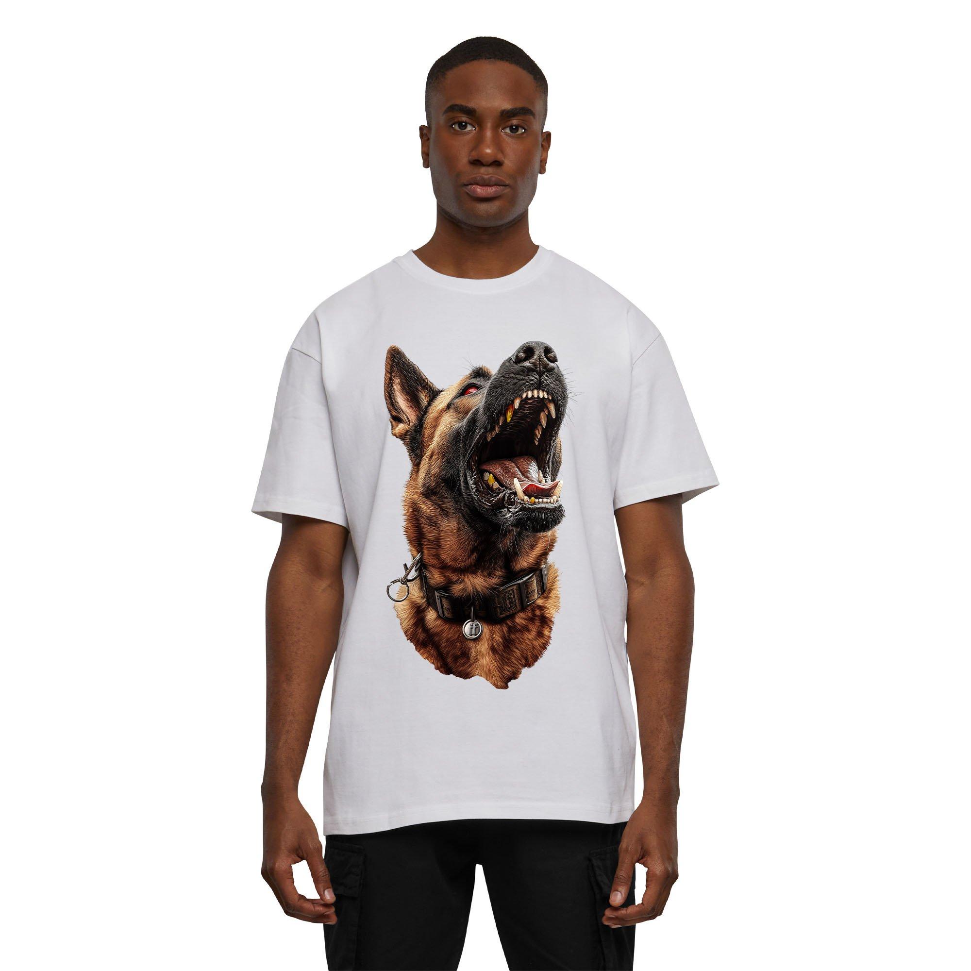 Forgotten Faces Men's Man's Best Friend Tee - WHITE Thumbnail View 1
