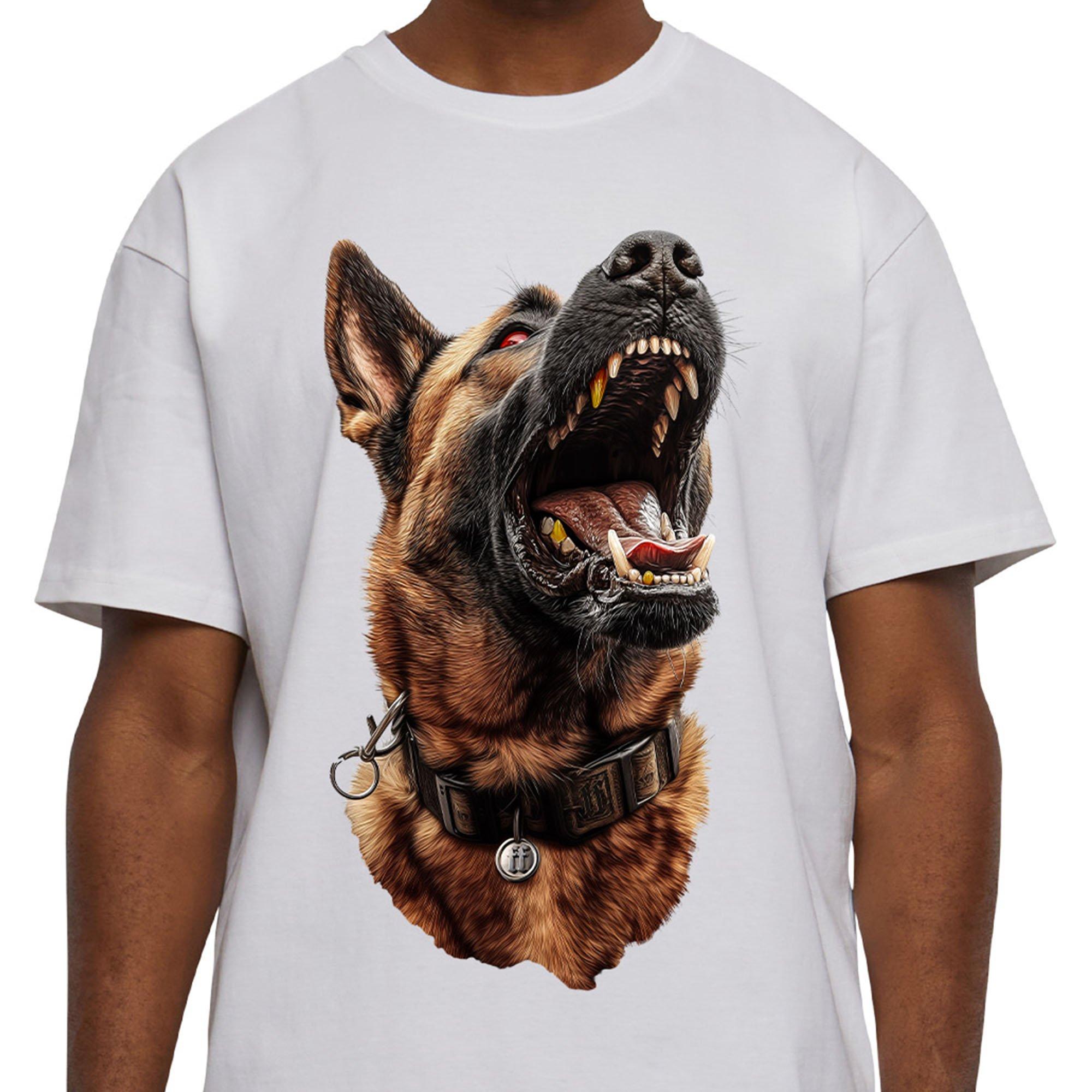 Forgotten Faces Men's Man's Best Friend Tee - WHITE Thumbnail View 3