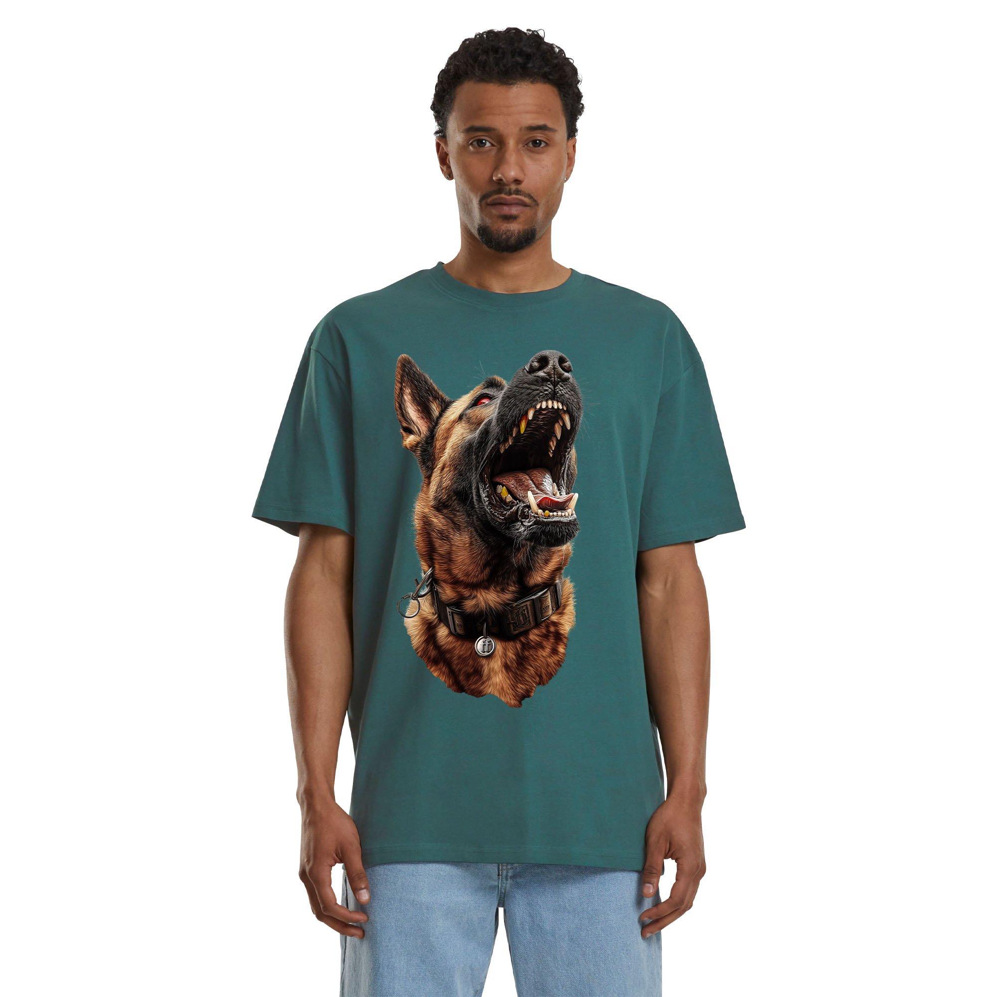 Forgotten Faces Men's Man's Best Friend Tee - GREEN Thumbnail View 1