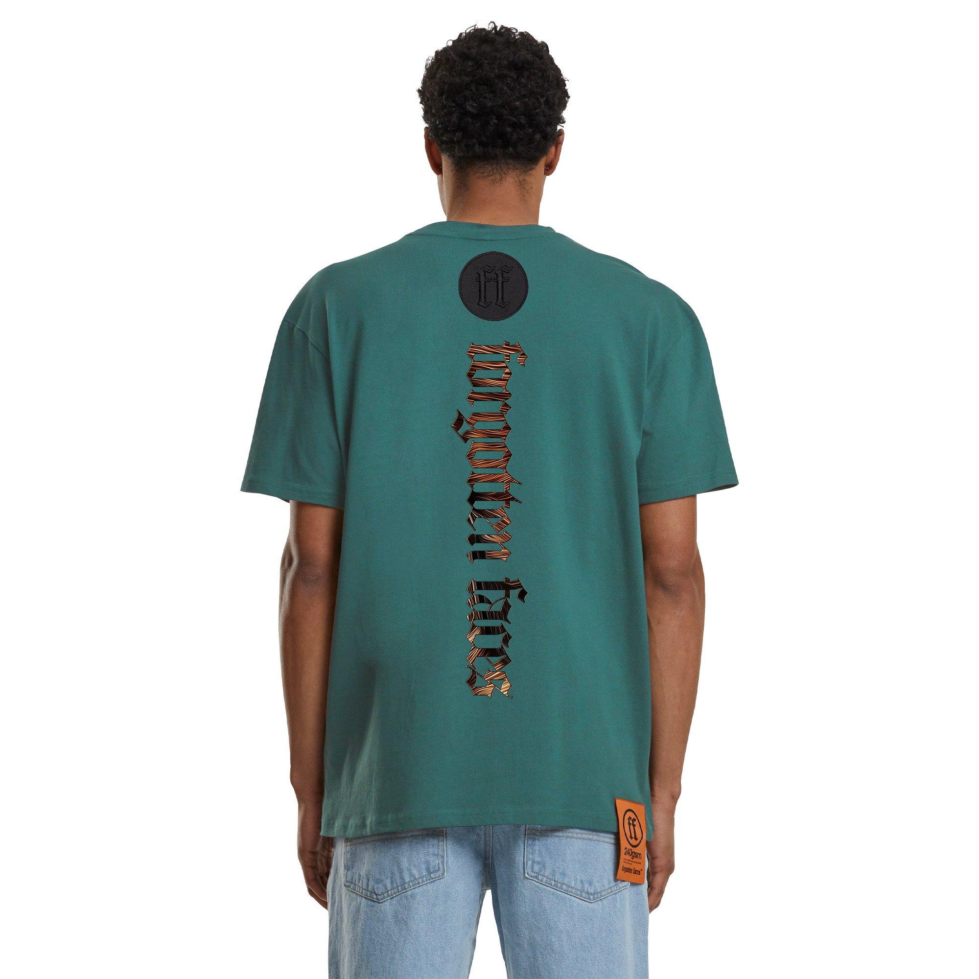 Forgotten Faces Men's Man's Best Friend Tee - GREEN Thumbnail View 2