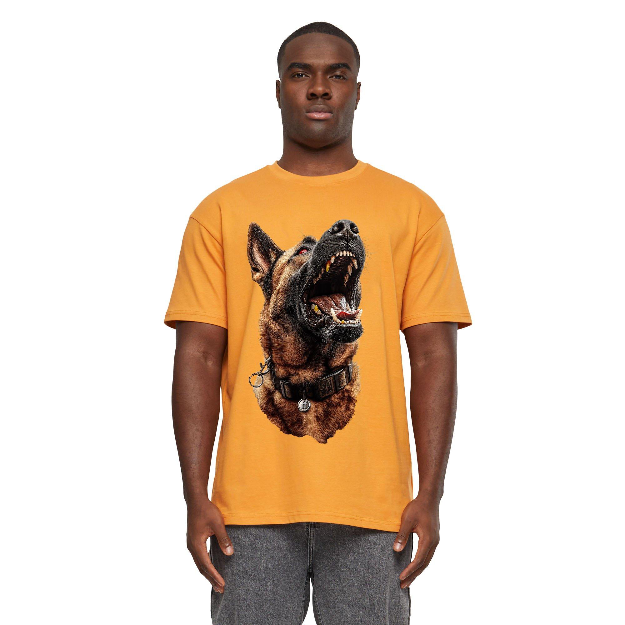 Forgotten Faces Men's Man's Best Friend Tee - ORANGE Thumbnail View 1