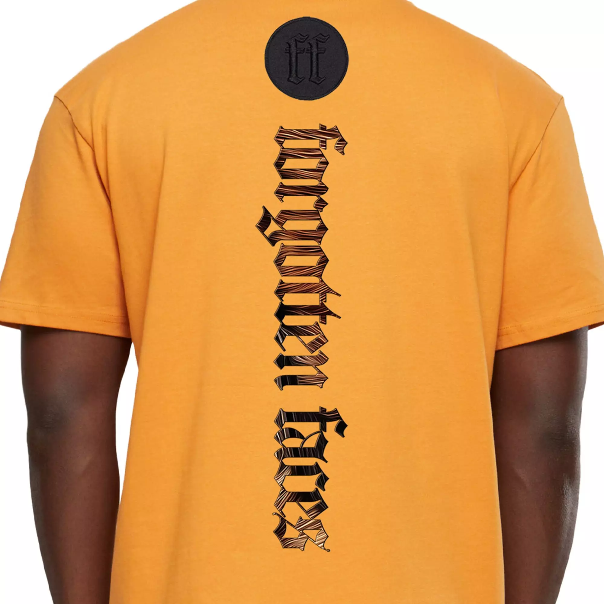 Forgotten Faces Men's Man's Best Friend Tee - ORANGE