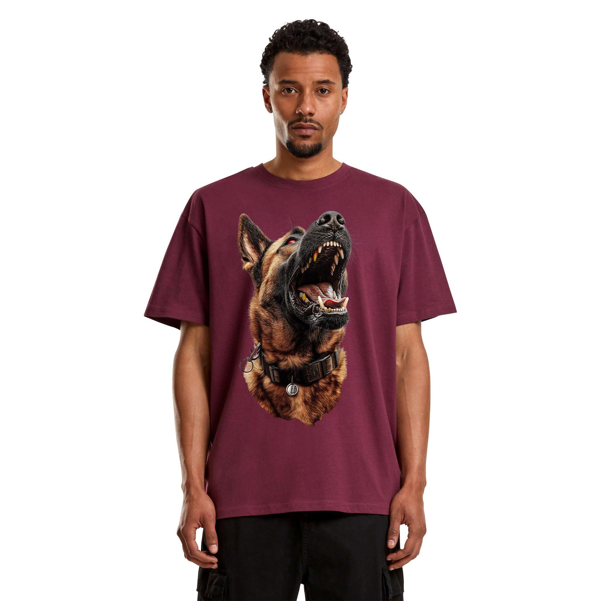 Forgotten Faces Men's Man's Best Friend Tee - CHERRY Thumbnail View 1