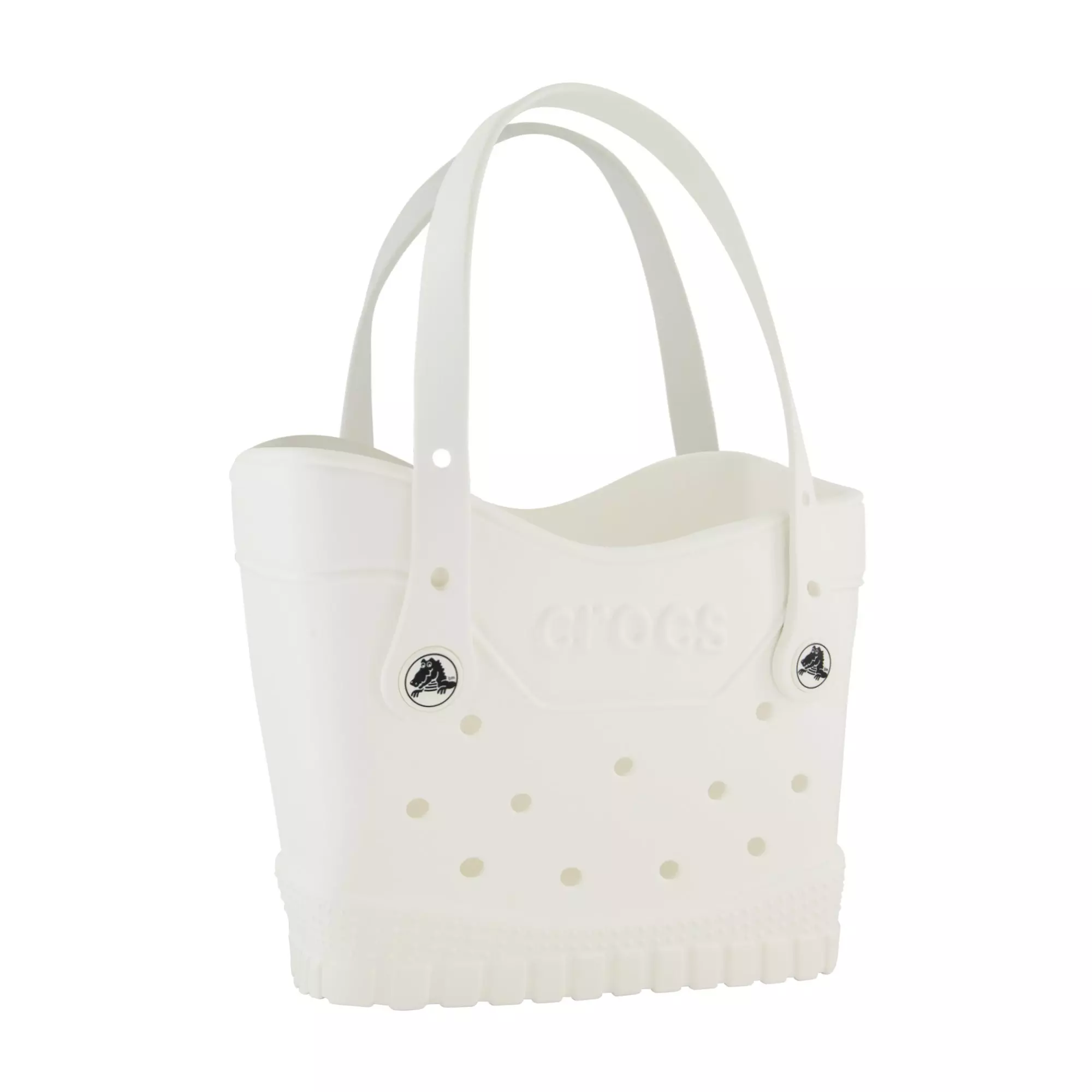 Crocs Small Classic Tote Bag - WHITE