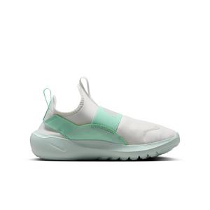 Nike Flex Runner 4 "Summit White/Arctic Green/Barely Green/Dust" Grade School Girls' Running Shoe - WHITE/GREEN/GREEN/DUST