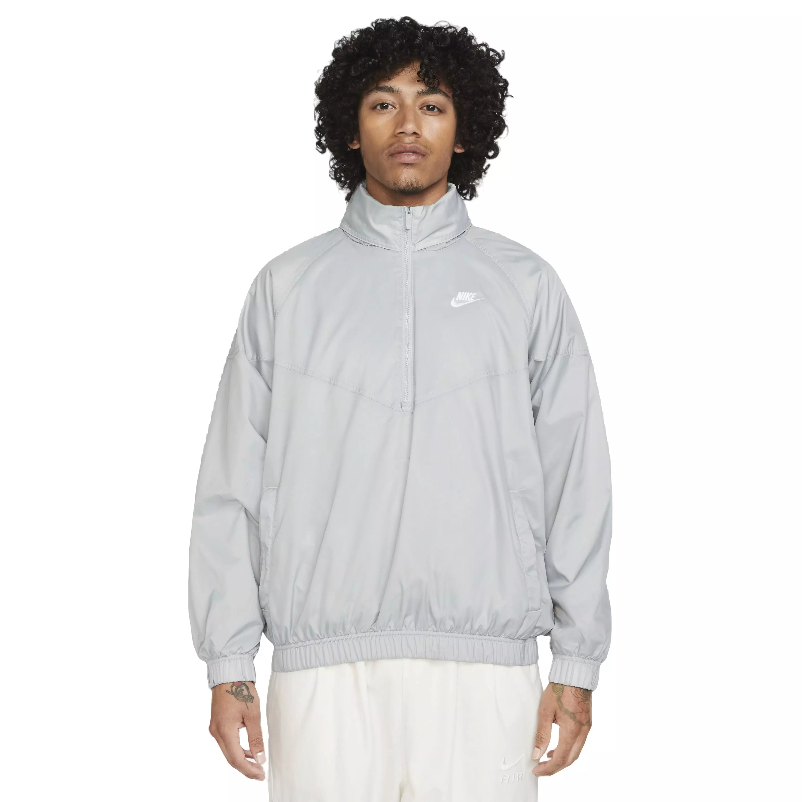 Nike Men's Sportswear Unlined Woven Windrunner Anorak -Grey - GREY