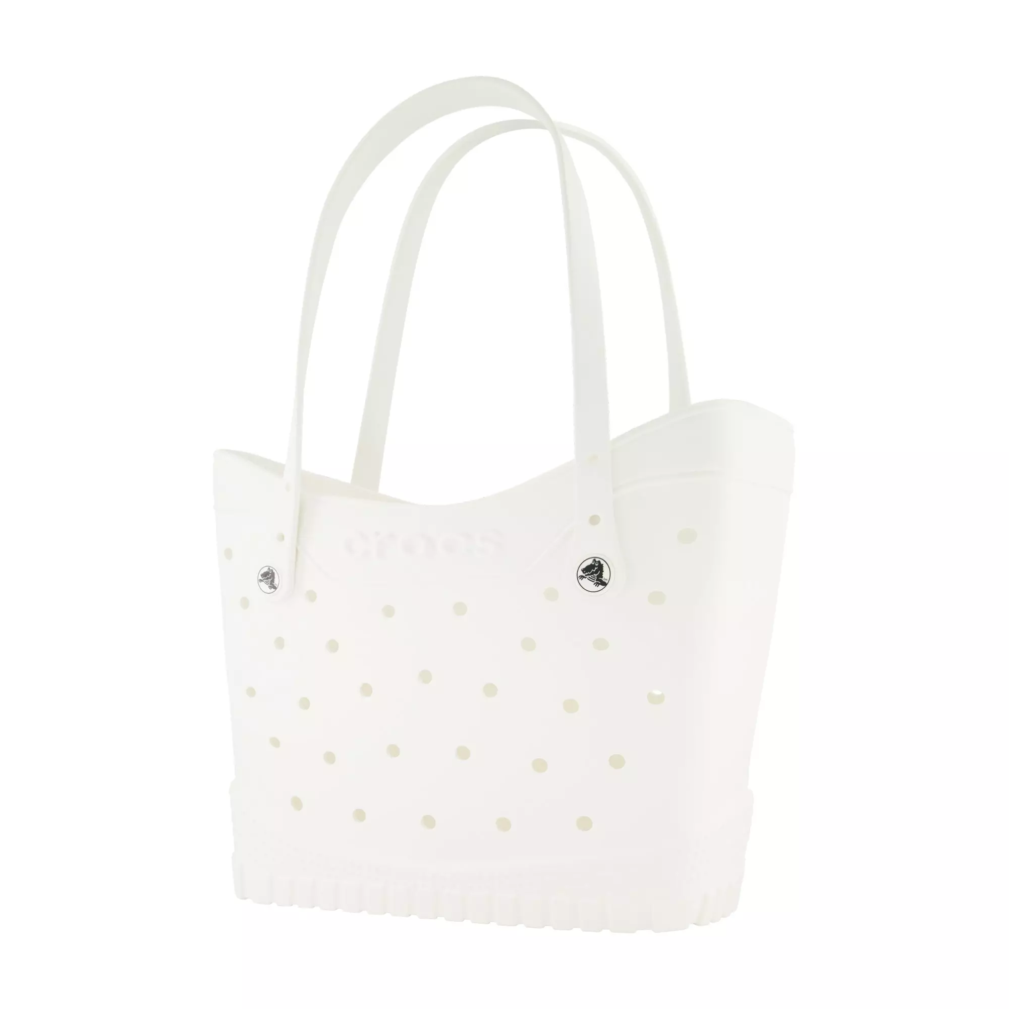 Crocs Medium Classic Tote Bag - WHITE