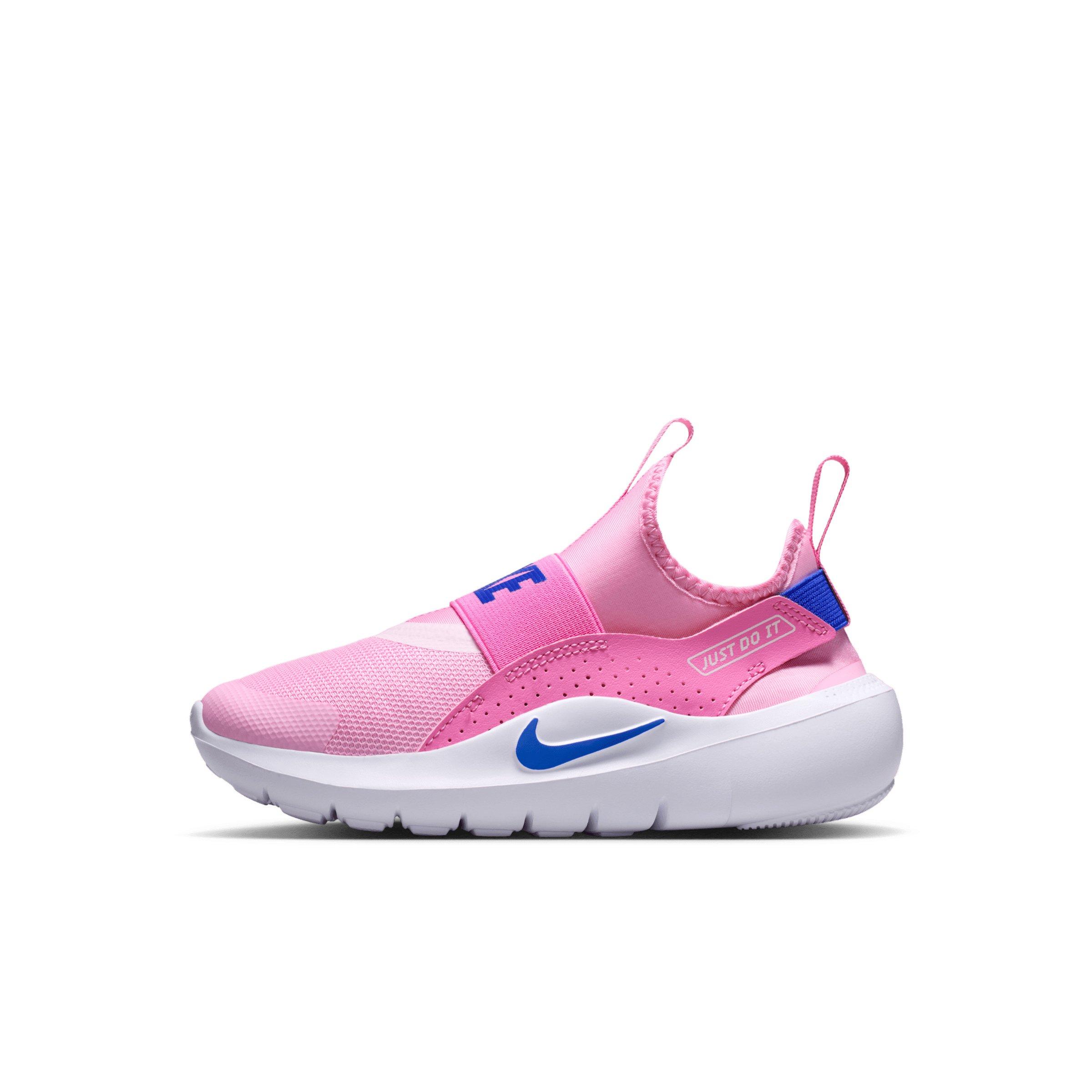 Nike Flex Runner 4 "Pink Rise/Playful Pink/Pink Foam/Racer Blue" Preschool Girls' Running Shoe - PINK/PINK/PINK/BLUE