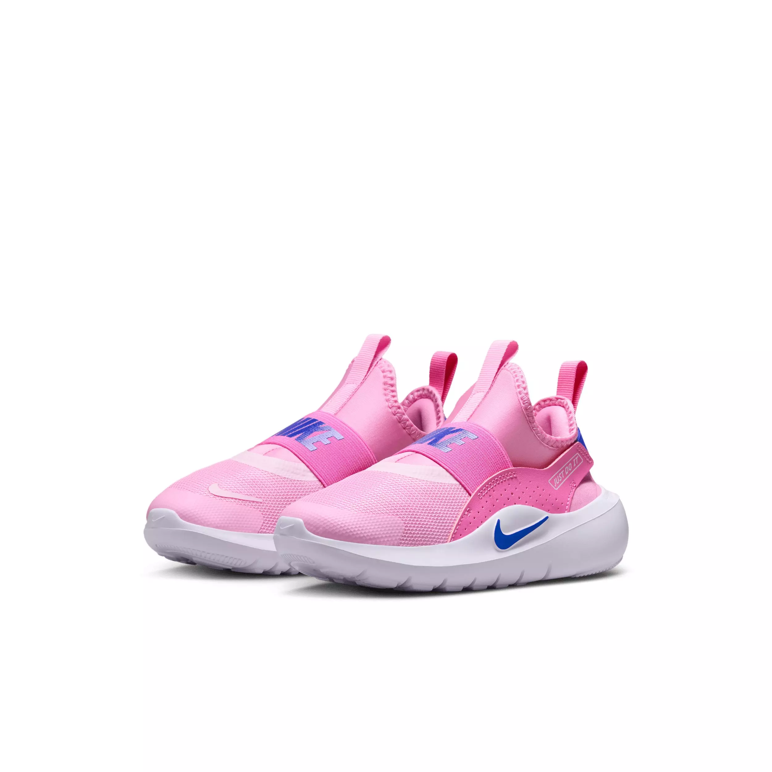 Nike Flex Runner 4 "Pink Rise/Playful Pink/Pink Foam/Racer Blue" Preschool Girls' Running Shoe - PINK/PINK/PINK/BLUE