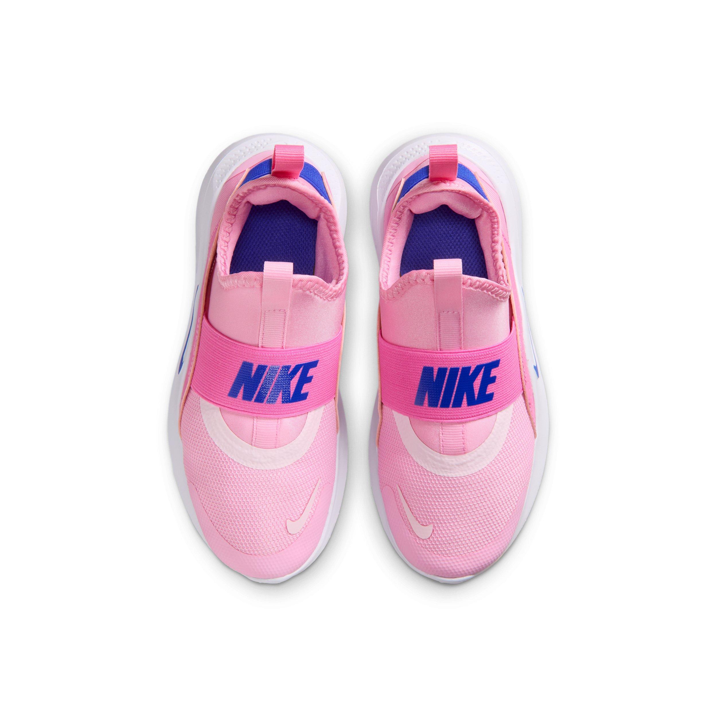 Nike Flex Runner 4 "Pink Rise/Playful Pink/Pink Foam/Racer Blue" Preschool Girls' Running Shoe - PINK/PINK/PINK/BLUE