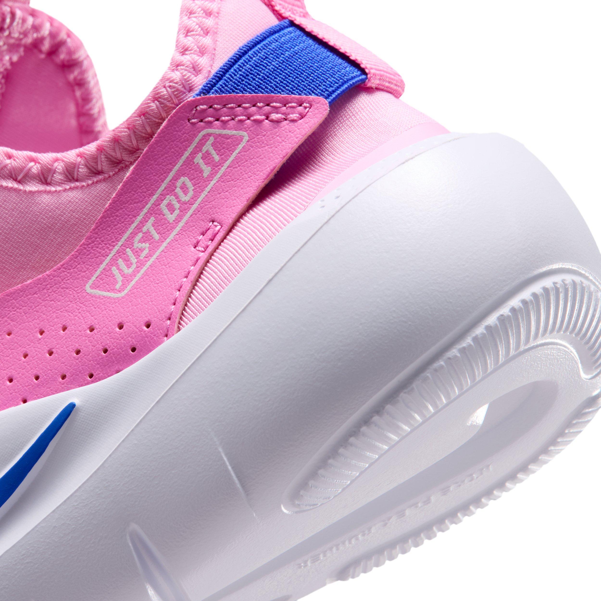 Nike Flex Runner 4 "Pink Rise/Playful Pink/Pink Foam/Racer Blue" Preschool Girls' Running Shoe - PINK/PINK/PINK/BLUE