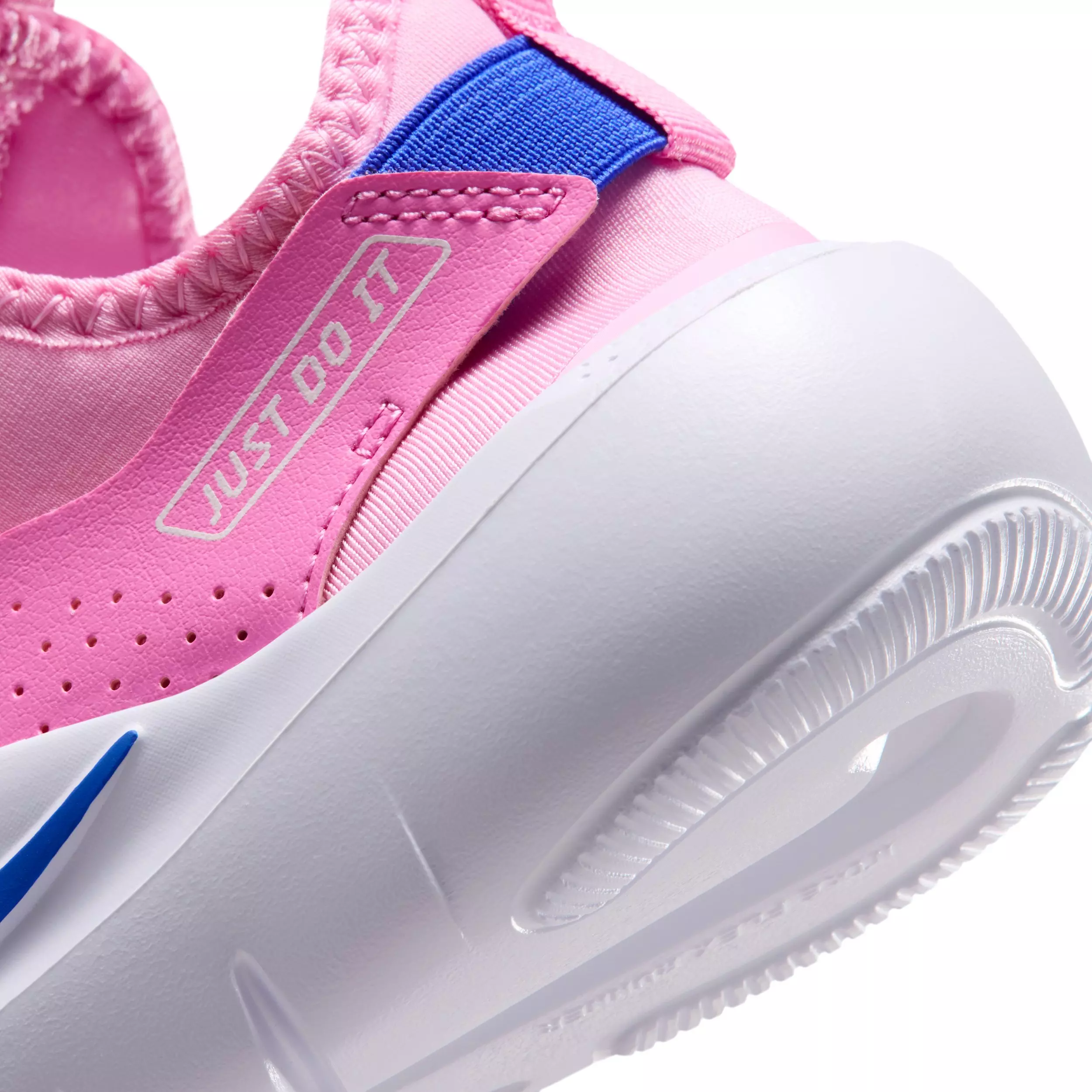 Nike Flex Runner 4 "Pink Rise/Playful Pink/Pink Foam/Racer Blue" Preschool Girls' Running Shoe - PINK/PINK/PINK/BLUE