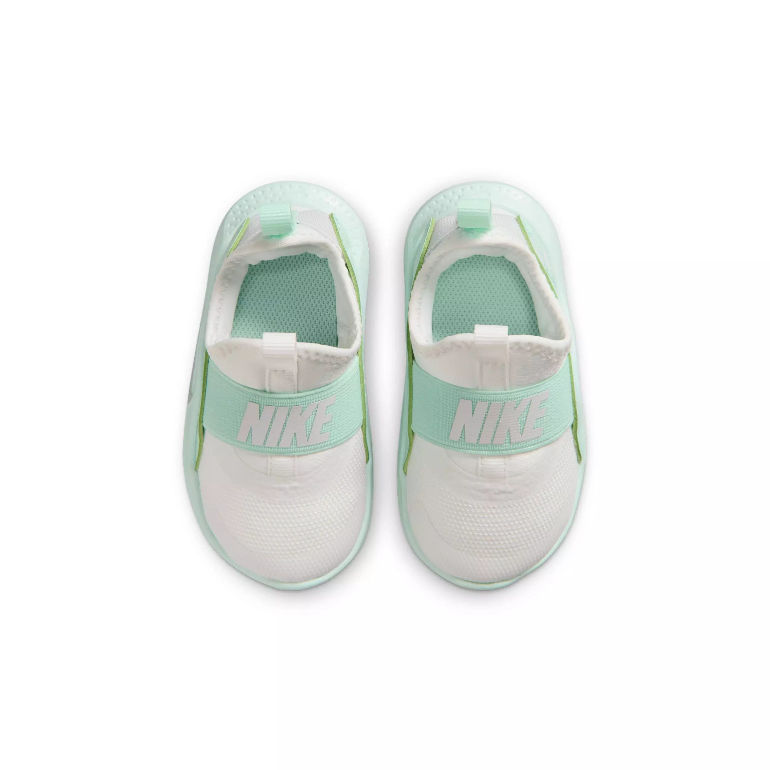 Nike Flex Runner 4 "Summit White/Arctic Green/Barely Green/Photon Dust" Infant Boys' Running Shoe - WHITE/GREEN/GREEN/DUST
