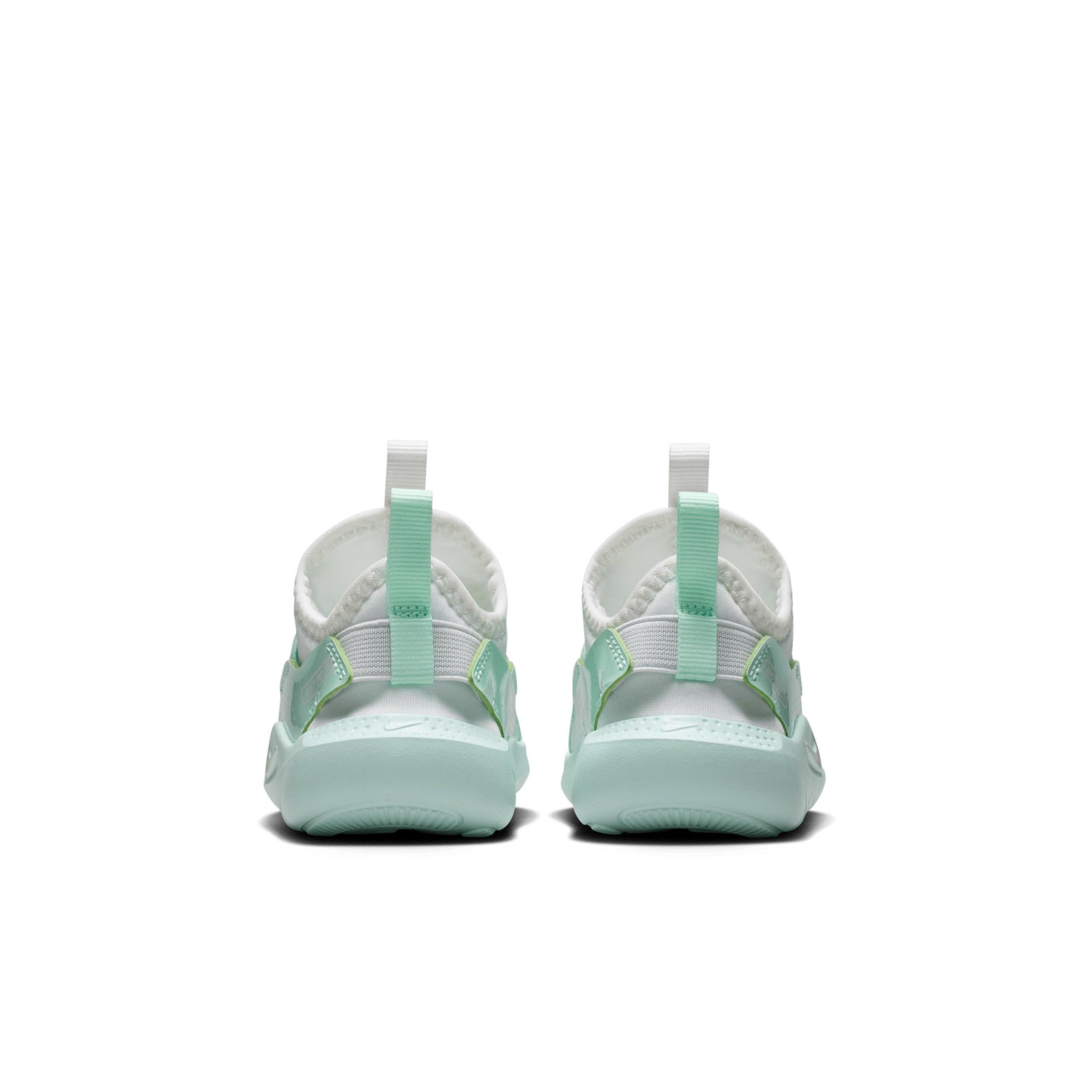 Nike Flex Runner 4 "Summit White/Arctic Green/Barely Green/Photon Dust" Infant Boys' Running Shoe - WHITE/GREEN/GREEN/DUST