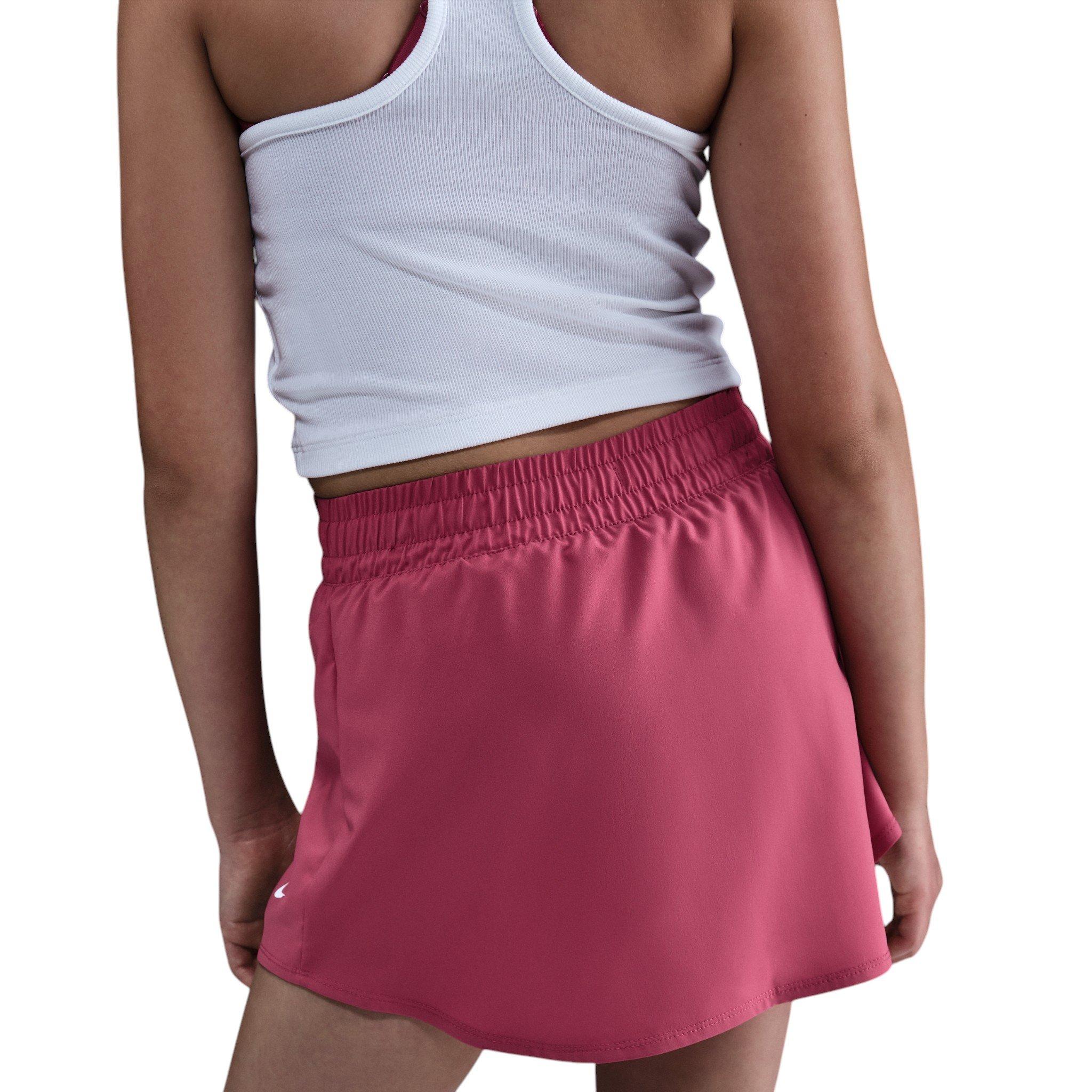 Nike Big Girls' One Dri-FIT High-Waisted Skort - Pink - PINK