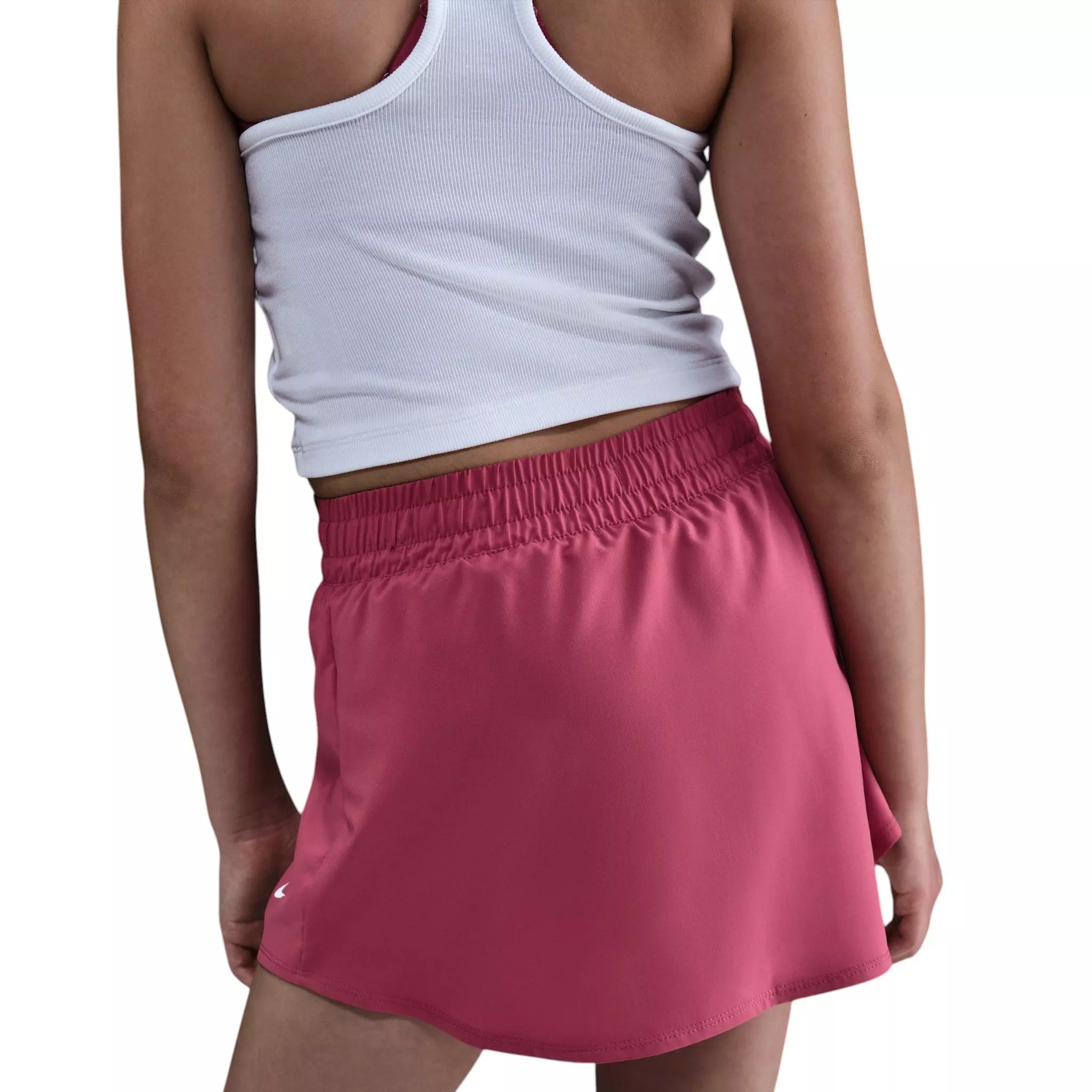 Nike Big Girls' One Dri-FIT High-Waisted Skort - Pink - PINK