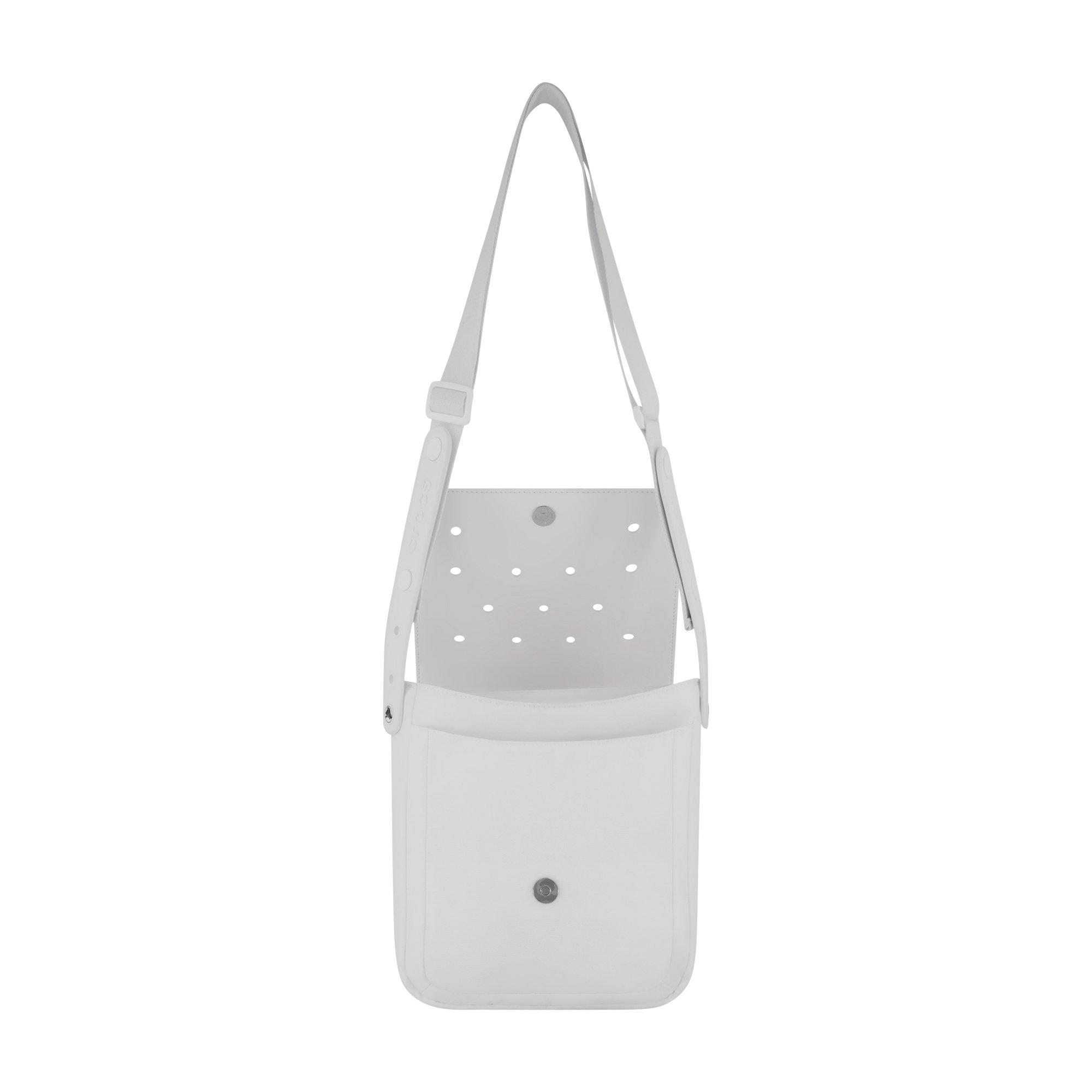 Crocs Classic Crossbody Bag with Front Flap - WHITE Thumbnail View 3