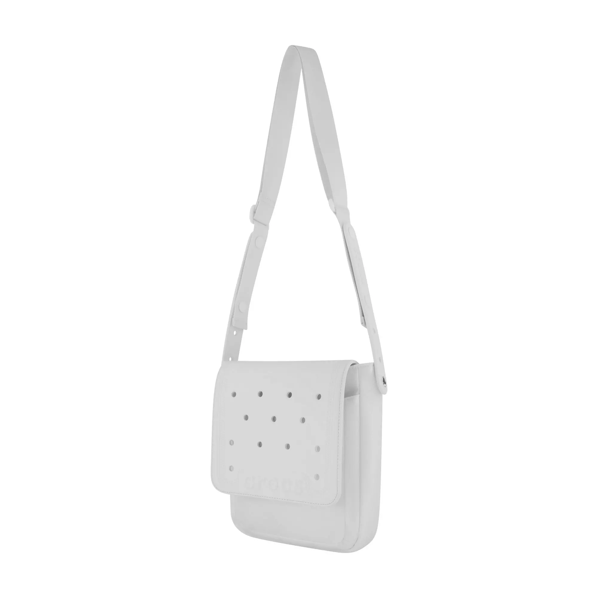 Crocs Classic Crossbody Bag with Front Flap - WHITE