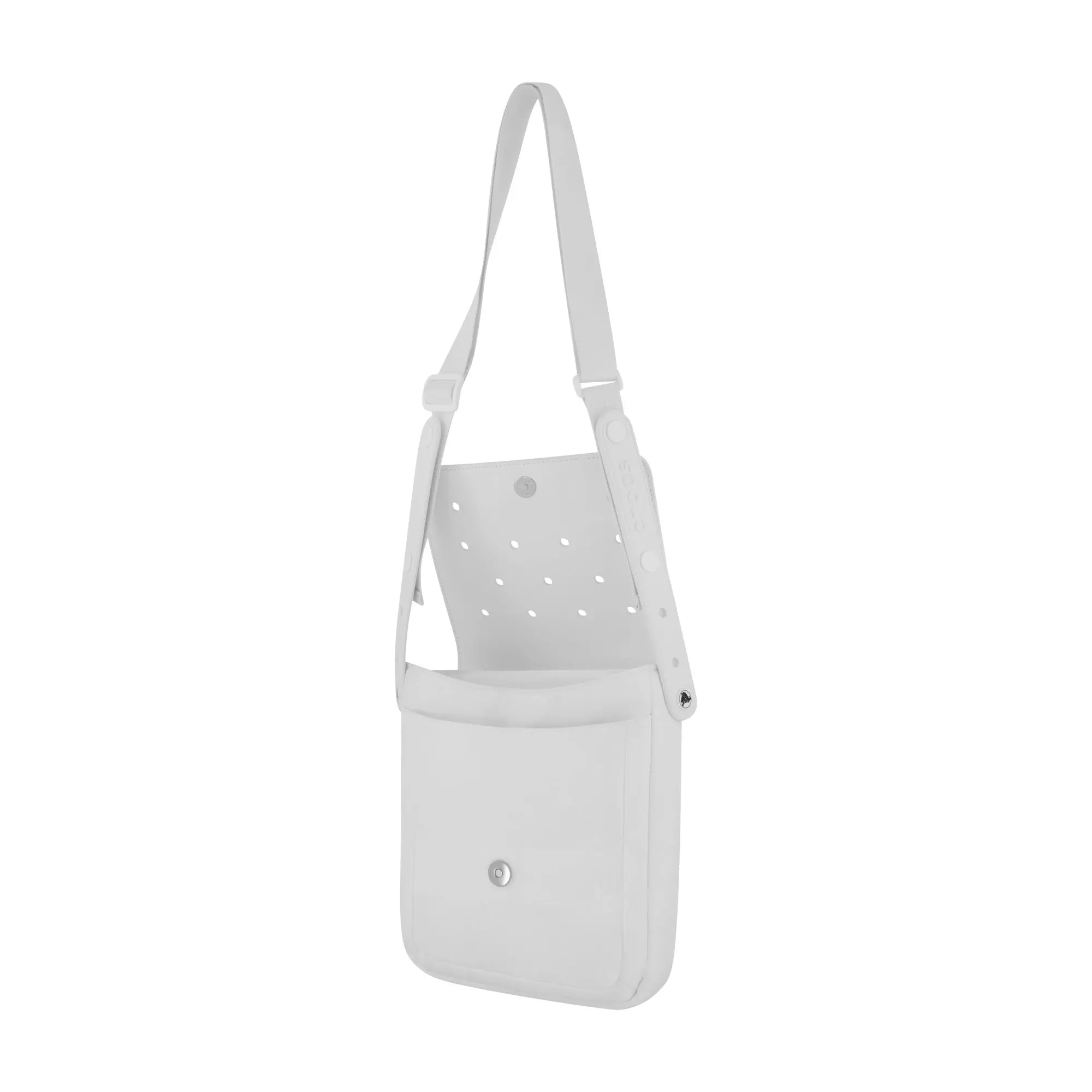 Crocs Classic Crossbody Bag with Front Flap - WHITE