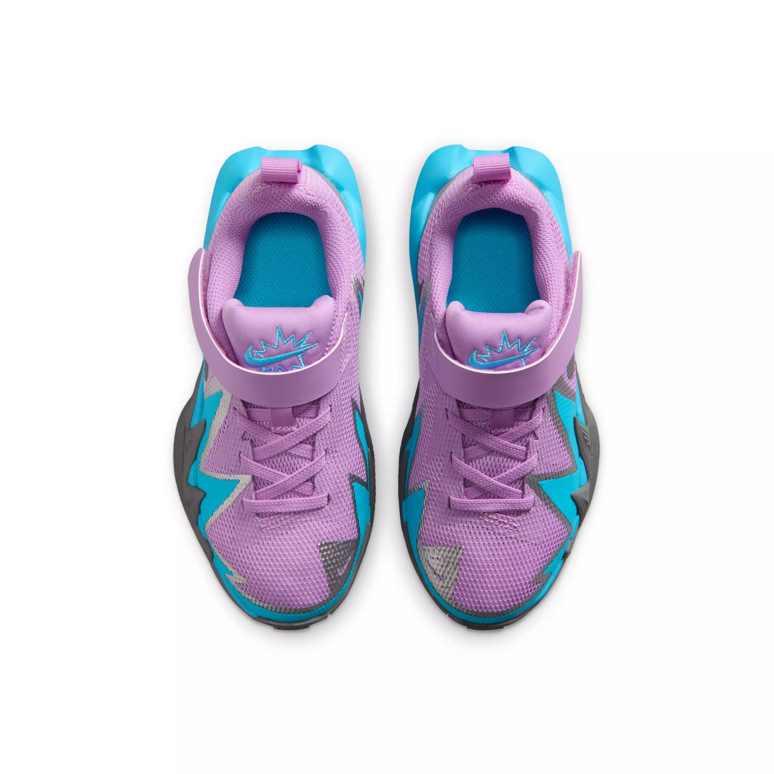 Nike S.T. Dynamite "Fuchsia Glow/Baltic Blue/Silver/Smoke Grey" Preschool Boys' Basketball Shoe - FUCHSIA/BLUE/SILVER/GREY