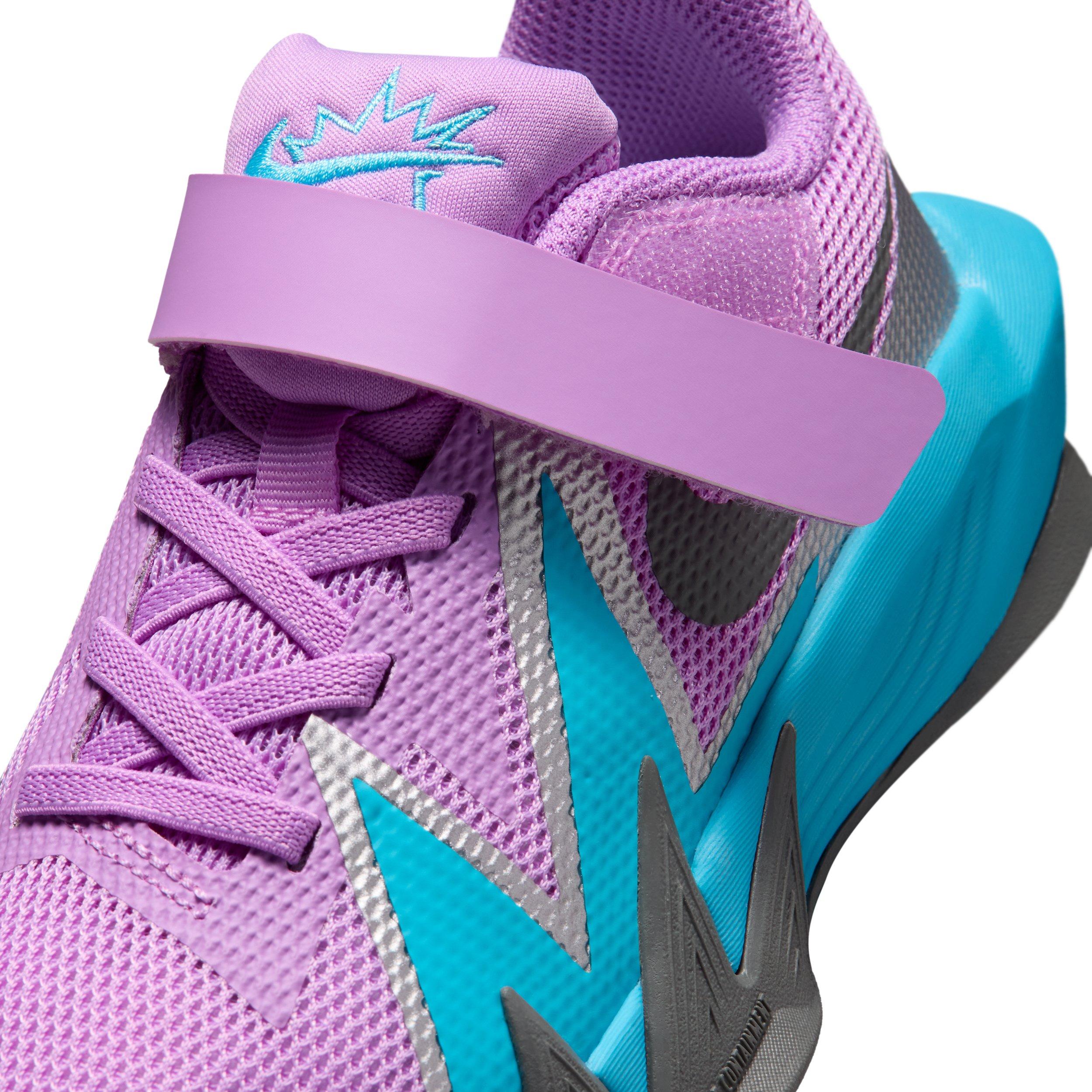 Nike S.T. Dynamite "Fuchsia Glow/Baltic Blue/Silver/Smoke Grey" Preschool Boys' Basketball Shoe - FUCHSIA/BLUE/SILVER/GREY