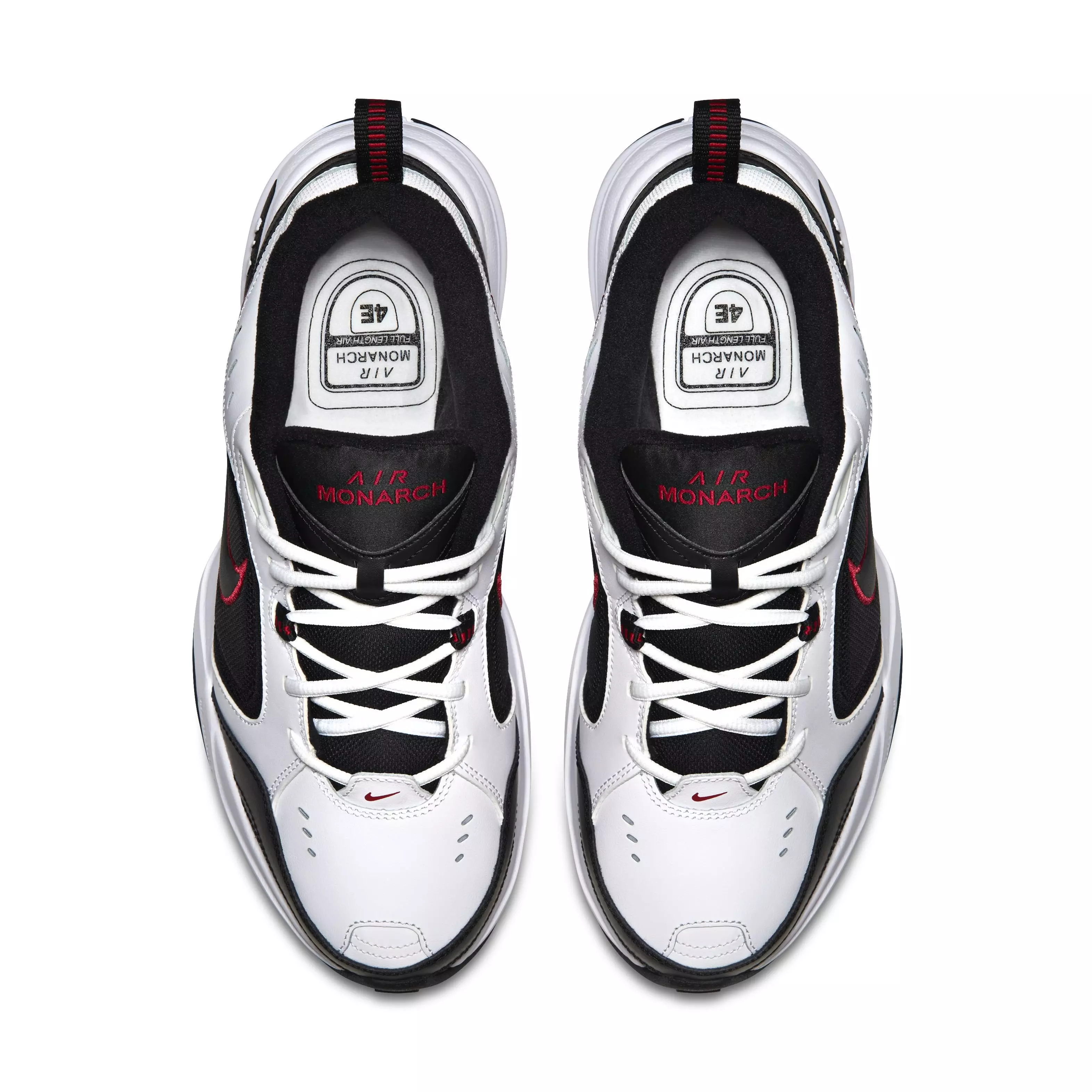 Nike Air Monarch IV "White/Black" Men's Wide Shoe - WHITE/BLACK