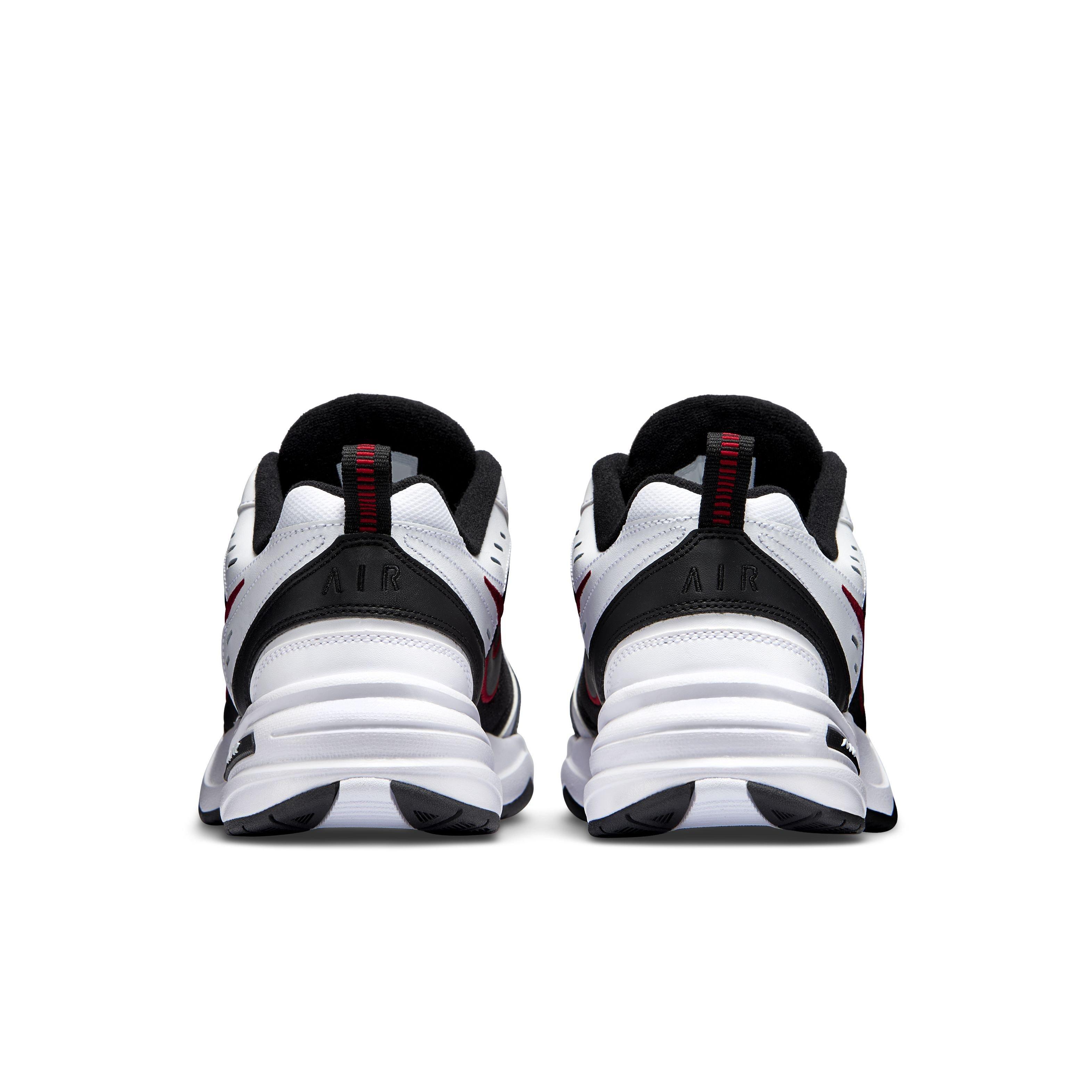 Nike Air Monarch IV "White/Black" Men's Wide Shoe - WHITE/BLACK Thumbnail View 5