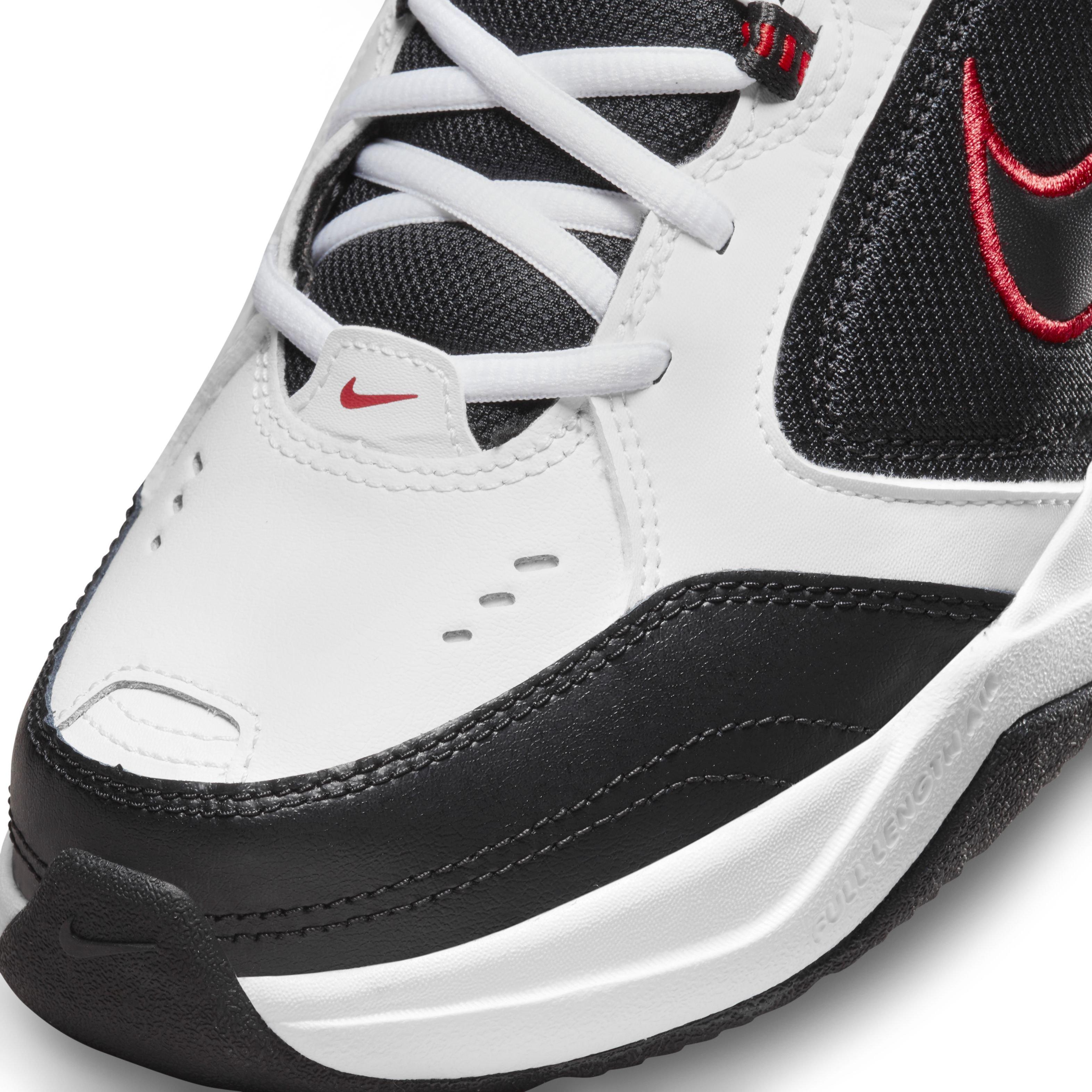 Nike Air Monarch IV "White/Black" Men's Wide Shoe - WHITE/BLACK Thumbnail View 7