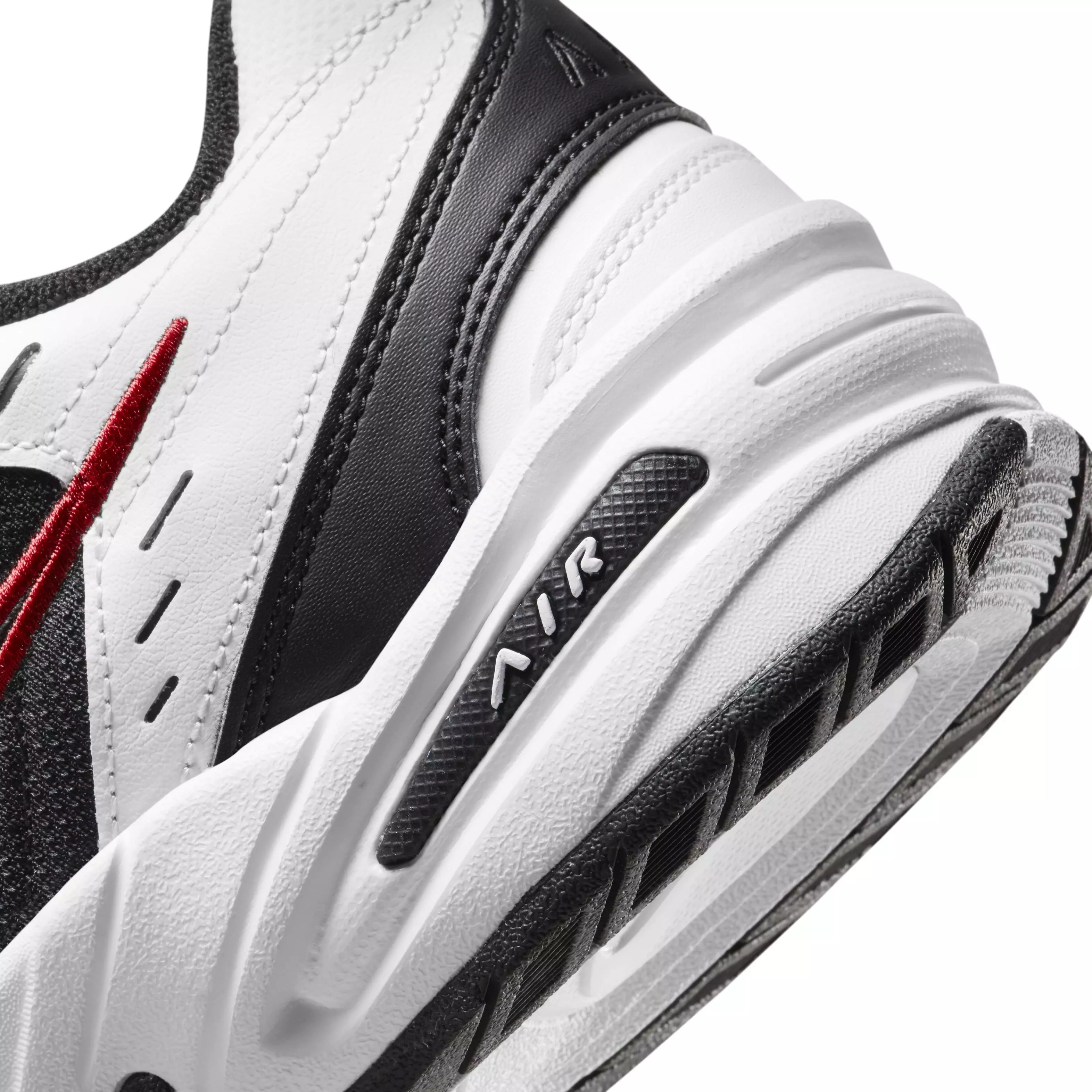 Nike Air Monarch IV "White/Black" Men's Wide Shoe - WHITE/BLACK