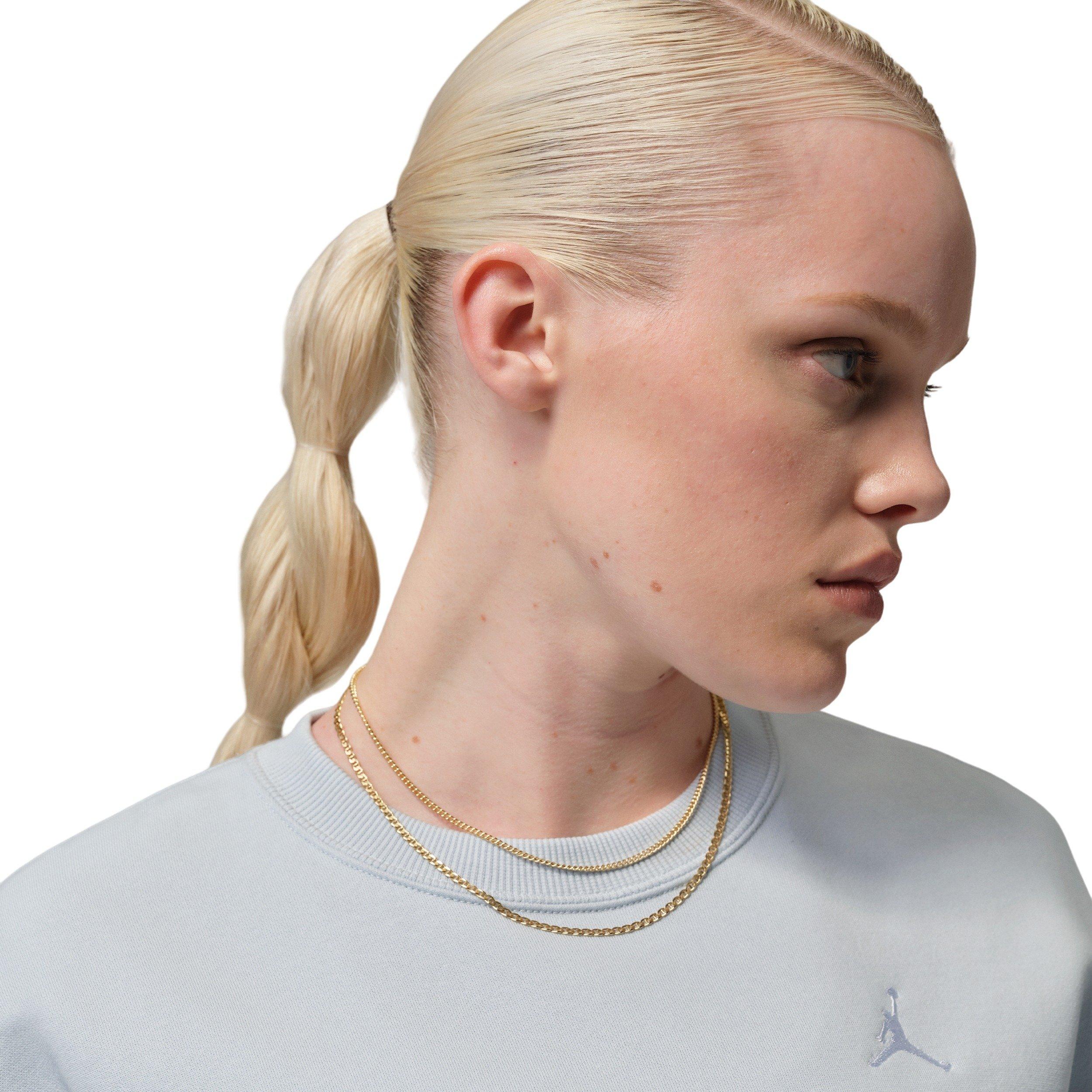 Jordan Women's Brooklyn Fleece Crew-Neck Sweatshirt - Aura - AURA Thumbnail View 3