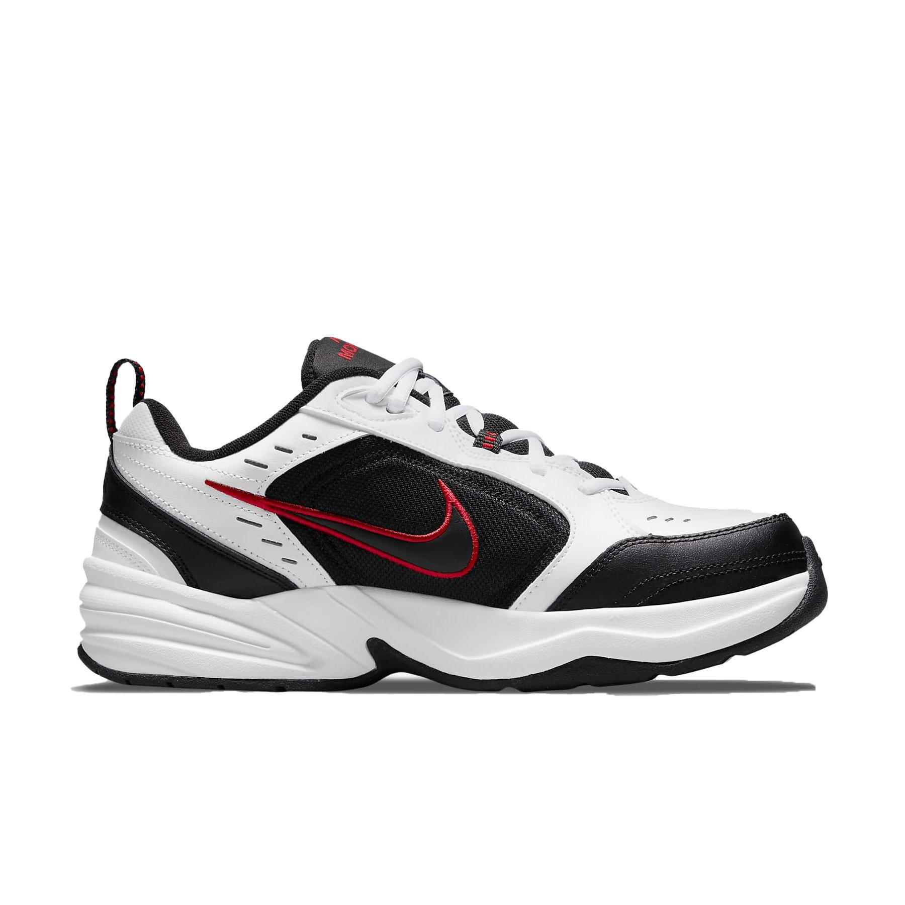 Nike Air Monarch IV "White/Black" Men's Wide Shoe - WHITE/BLACK Thumbnail View 1