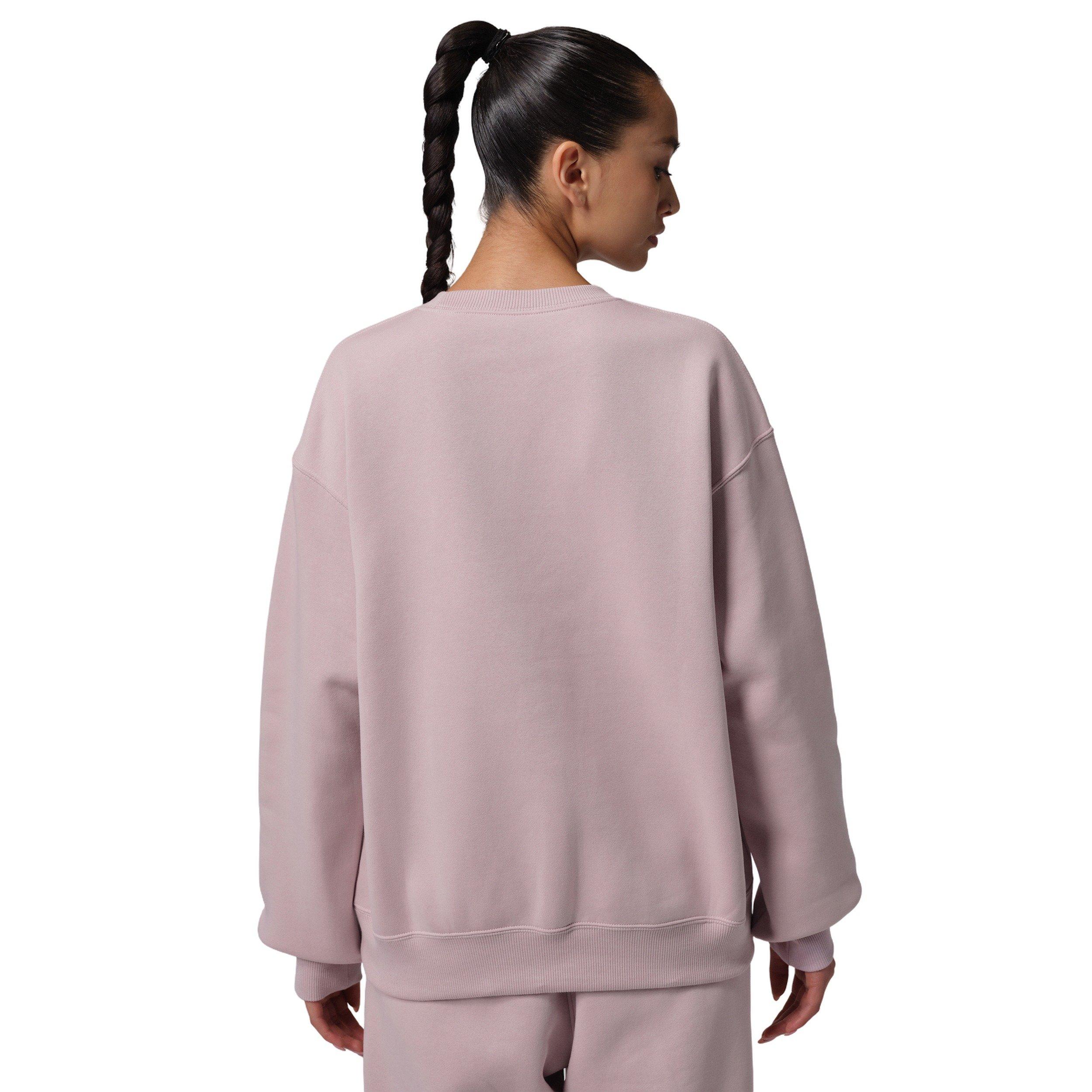 Jordan Women's Brooklyn Fleece Crew-Neck Sweatshirt -Rose - ROSE Thumbnail View 2
