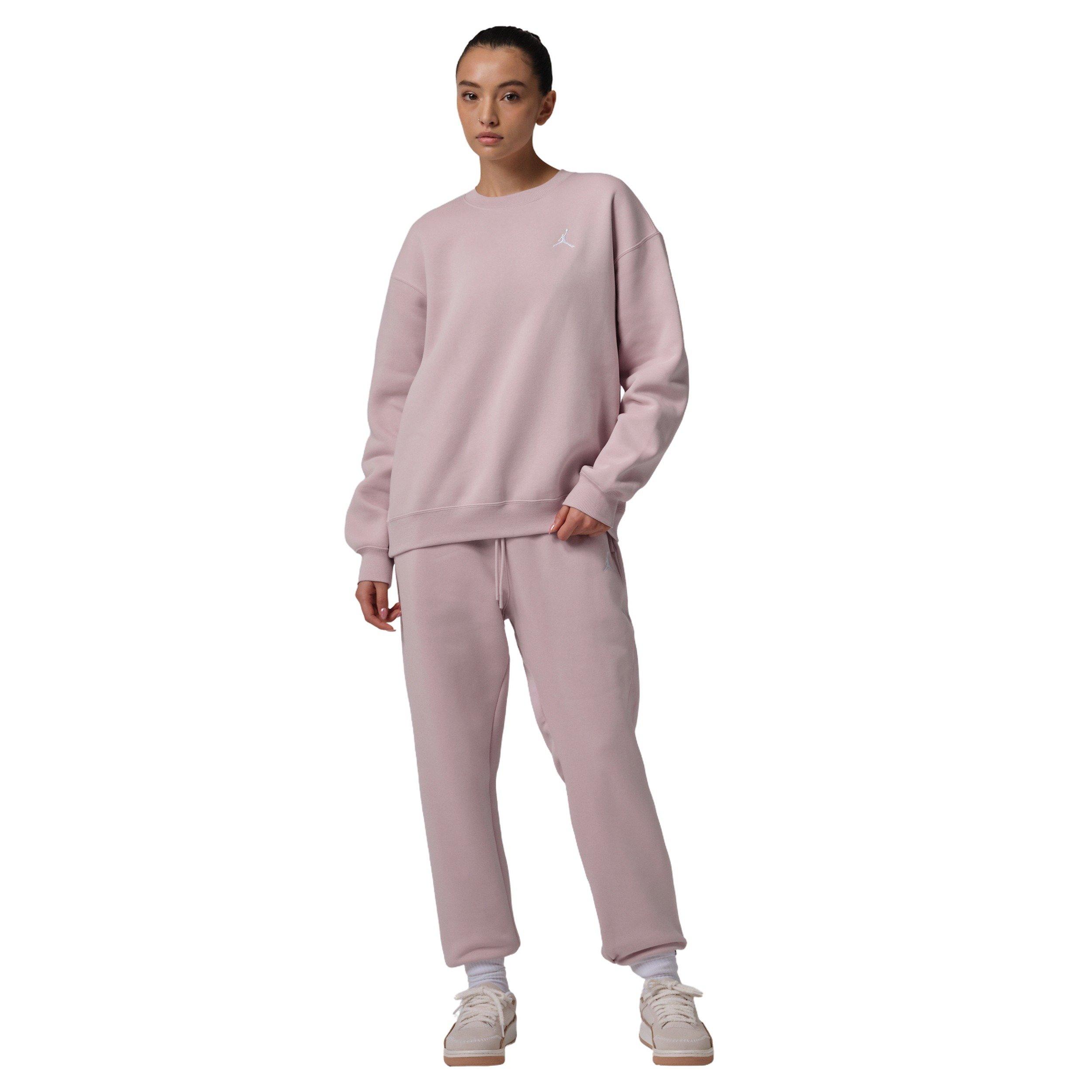 Jordan Women's Brooklyn Fleece Crew-Neck Sweatshirt - Rose - ROSE Thumbnail View 5