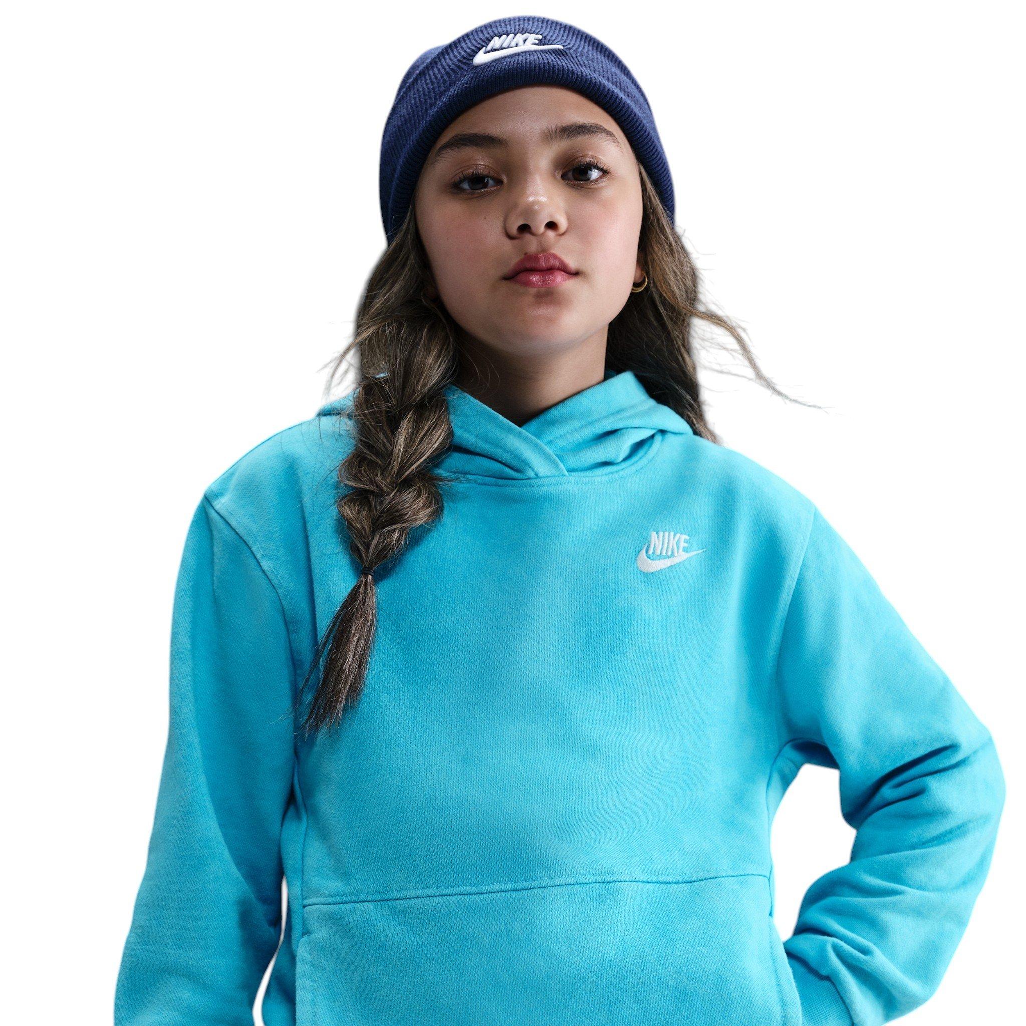 Nike Big Kids' Sportswear Pullover Hoodie - Blue - BLUE