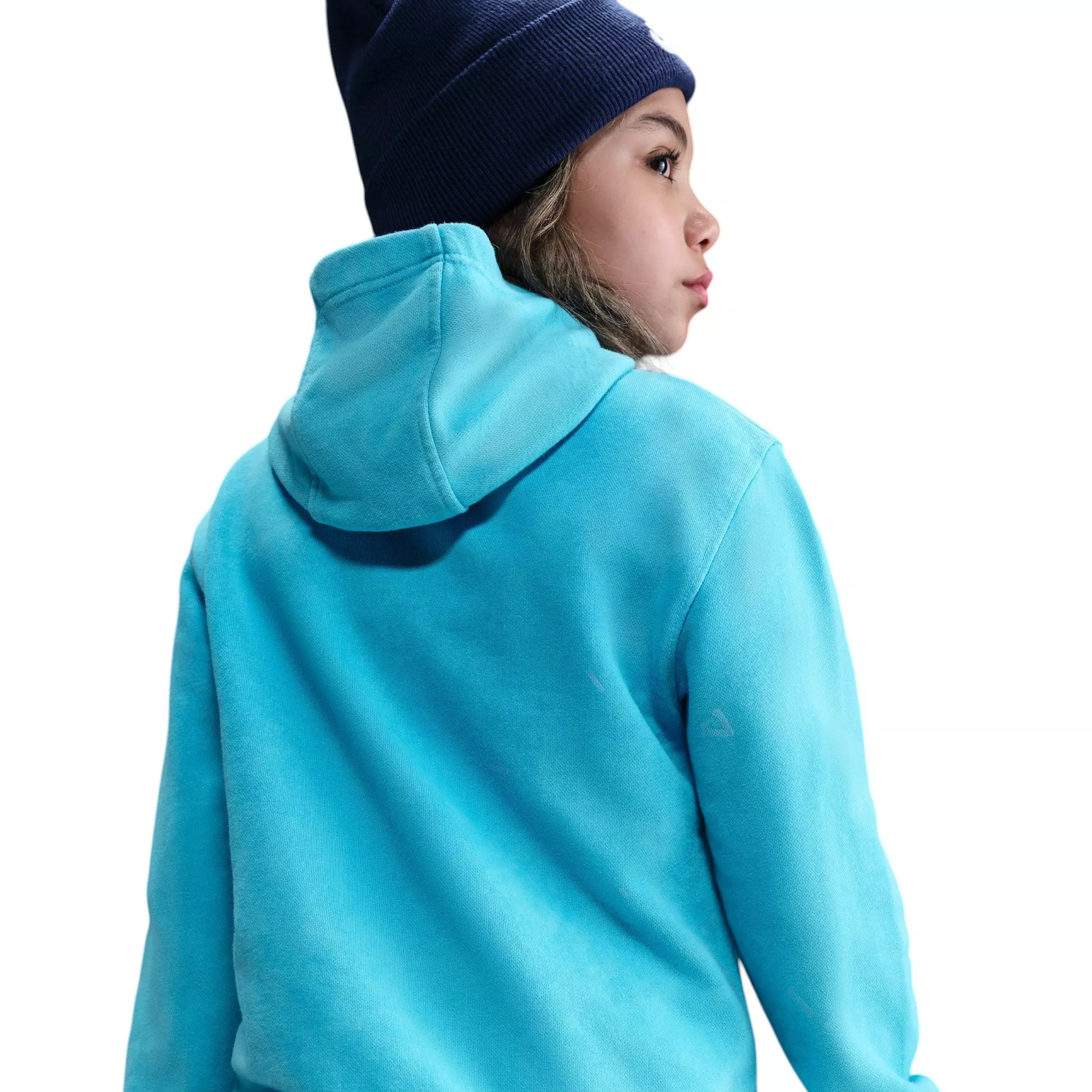 Nike Big Kids' Sportswear Pullover Hoodie - Blue - BLUE