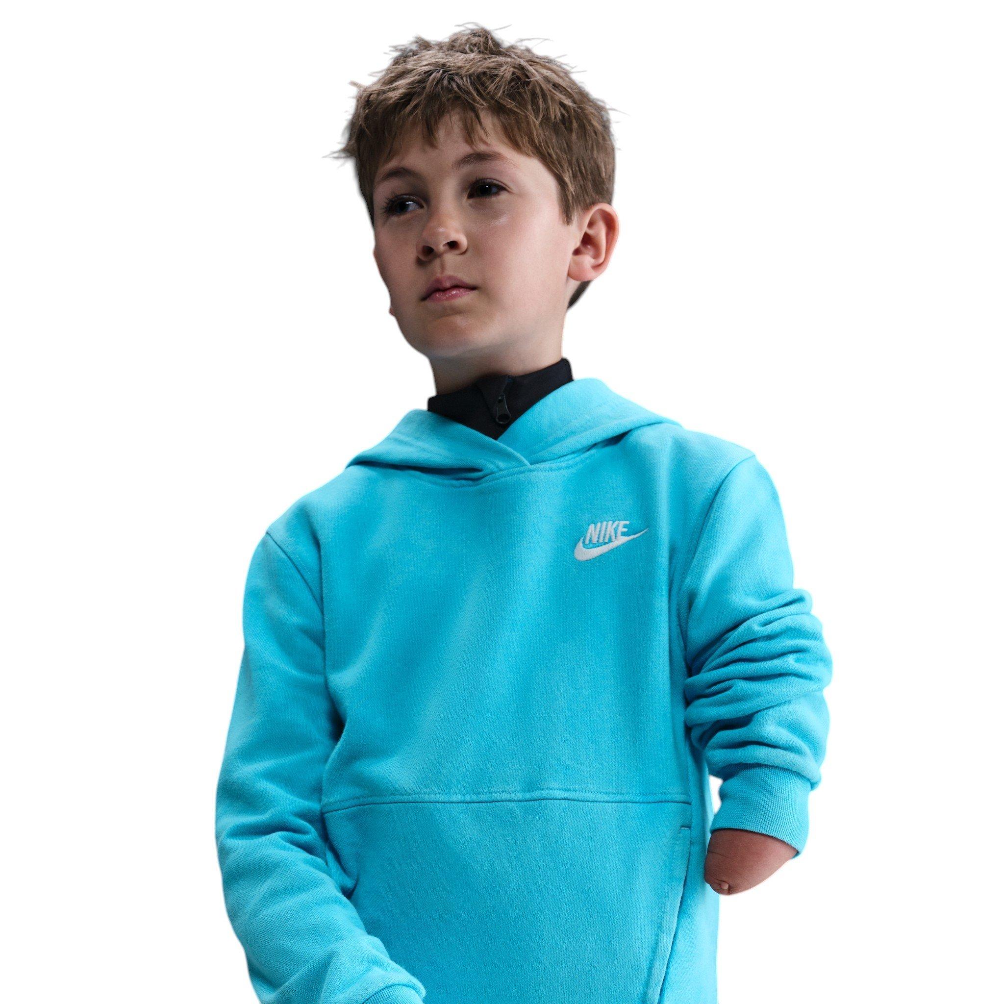 Nike Big Kids' Sportswear Pullover Hoodie - Blue - BLUE
