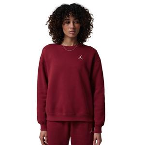 Jordan Women's Brooklyn Fleece Crew-Neck Sweatshirt -Red