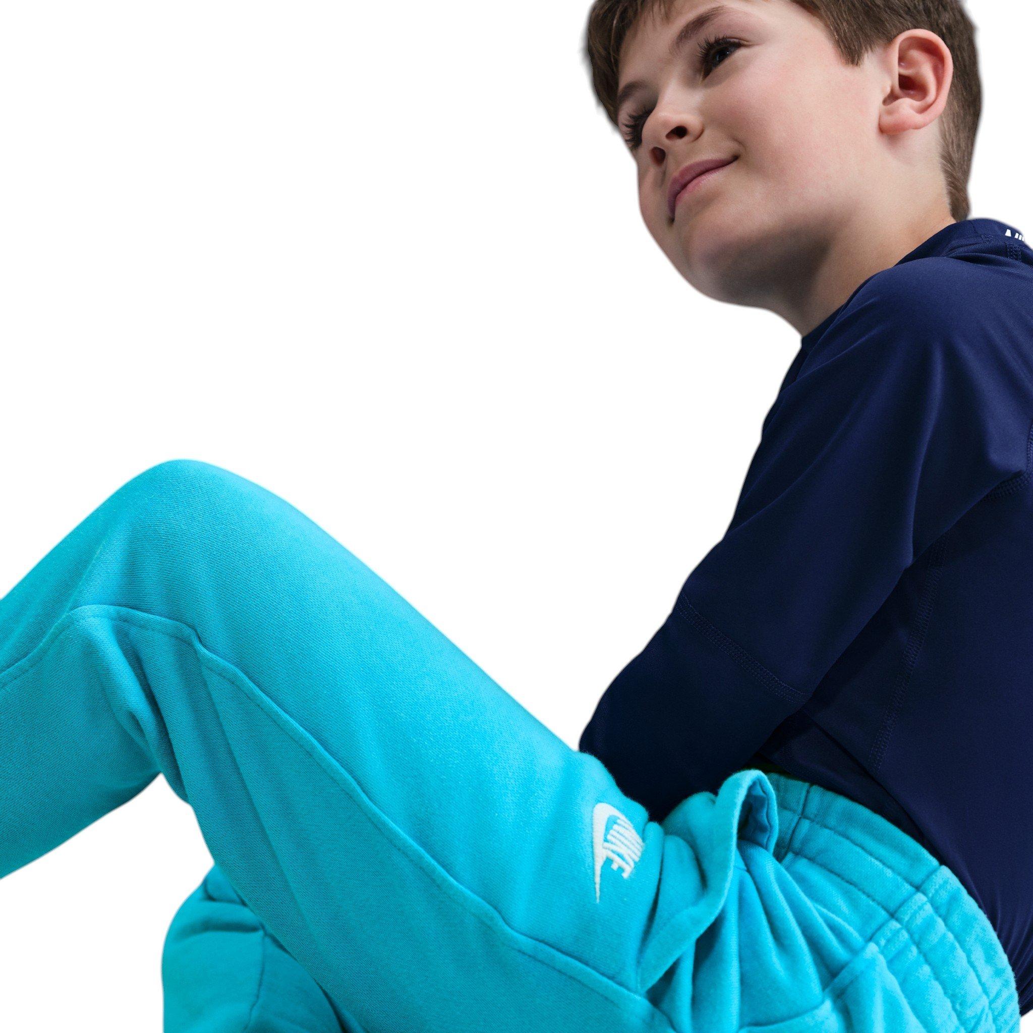 Nike Big Kids' Sportswear Club Fleece French Terry Joggers - Blue - BLUE