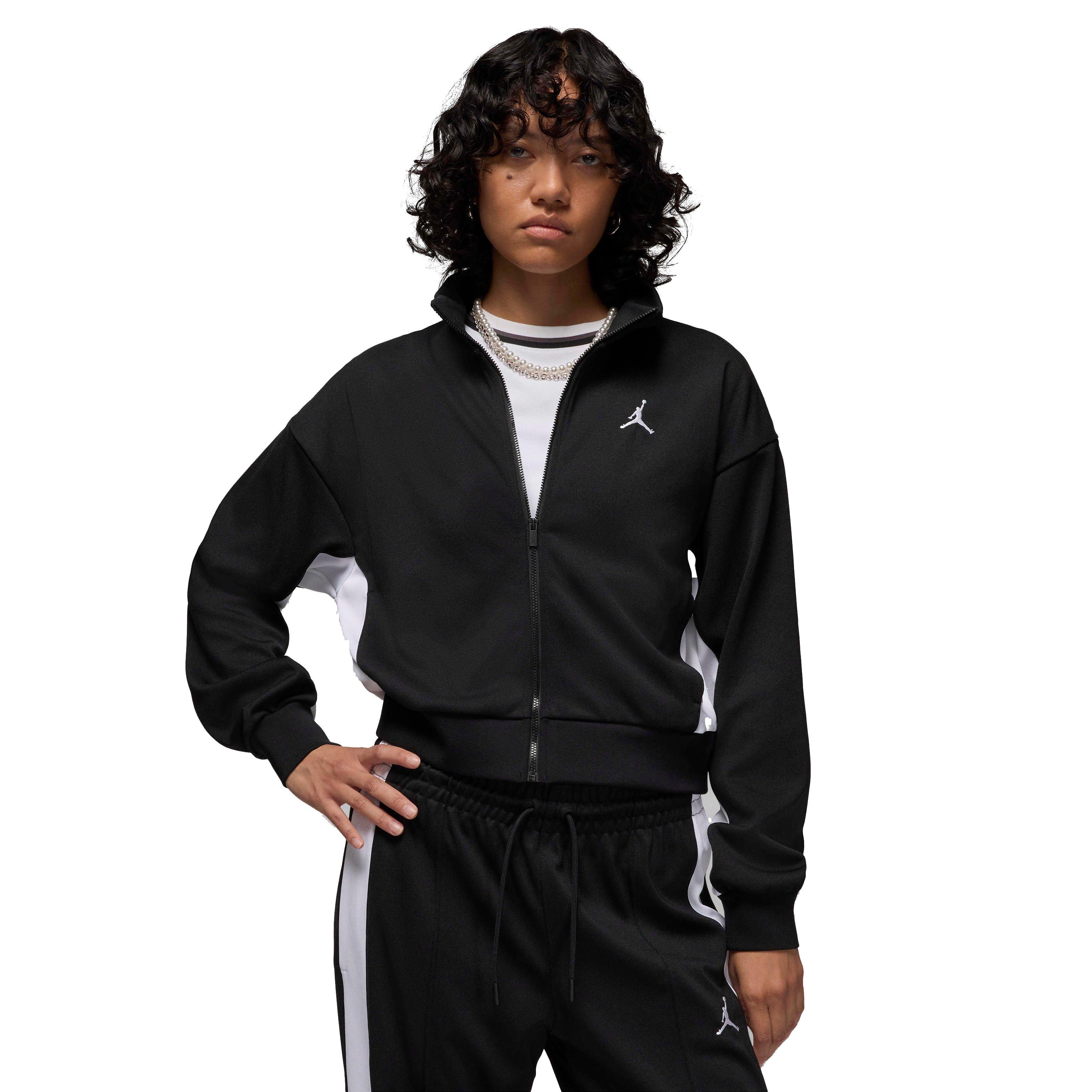 Jordan Women's Knit Jacket - BLACK Thumbnail View 1