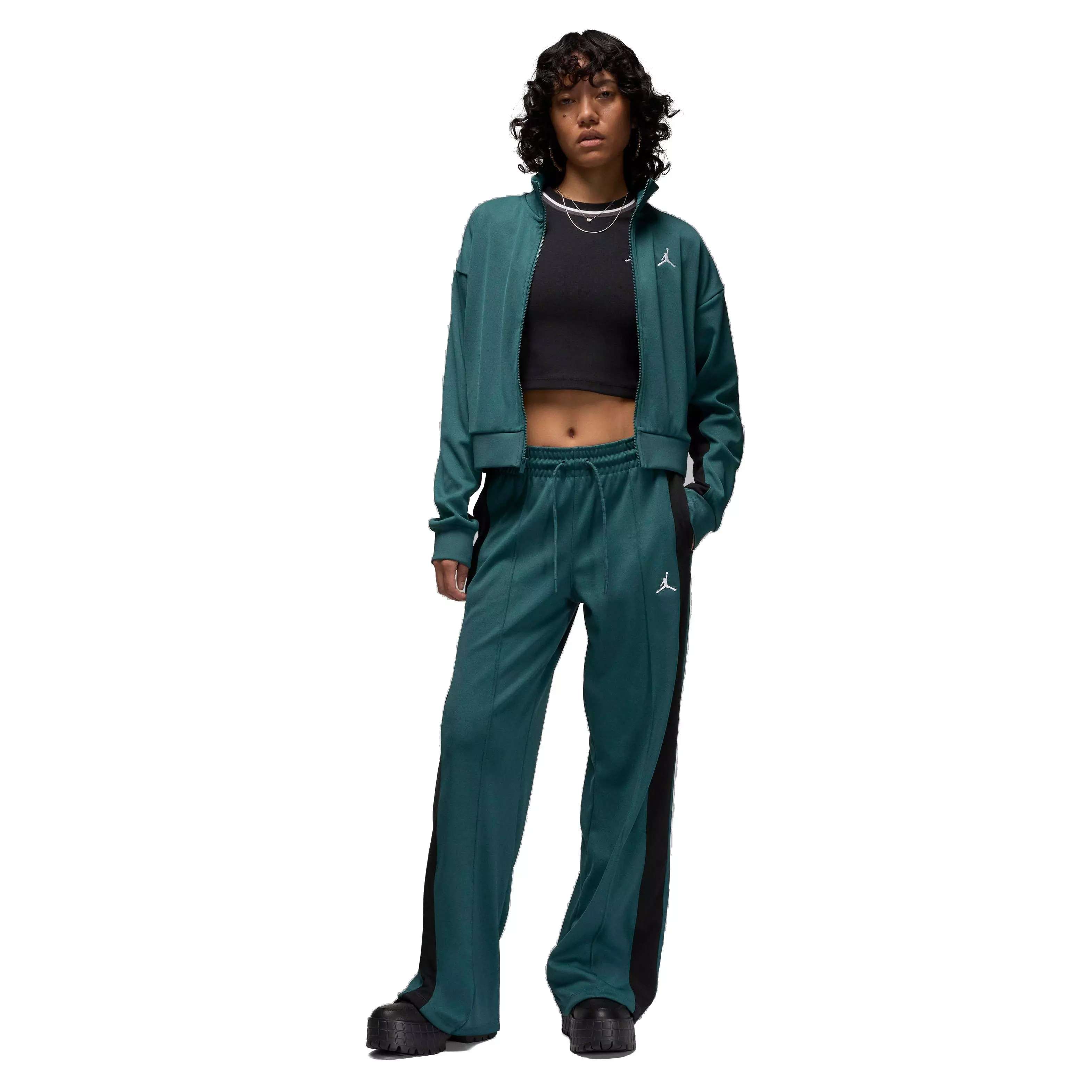 Jordan Women's Knit Jacket - GREEN