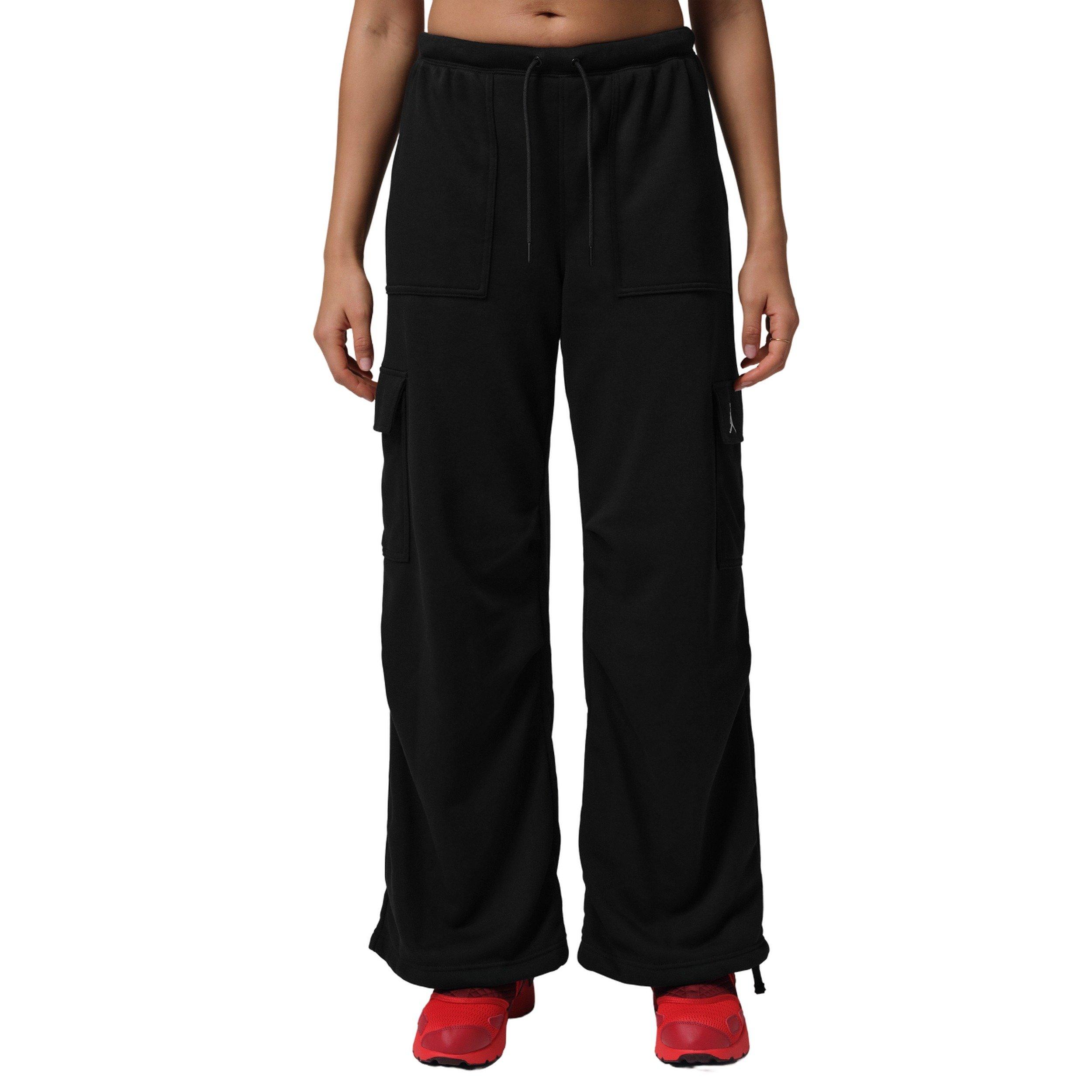 Jordan Women's Brooklyn Fleece Cargo Pants - Black - BLACK Thumbnail View 1