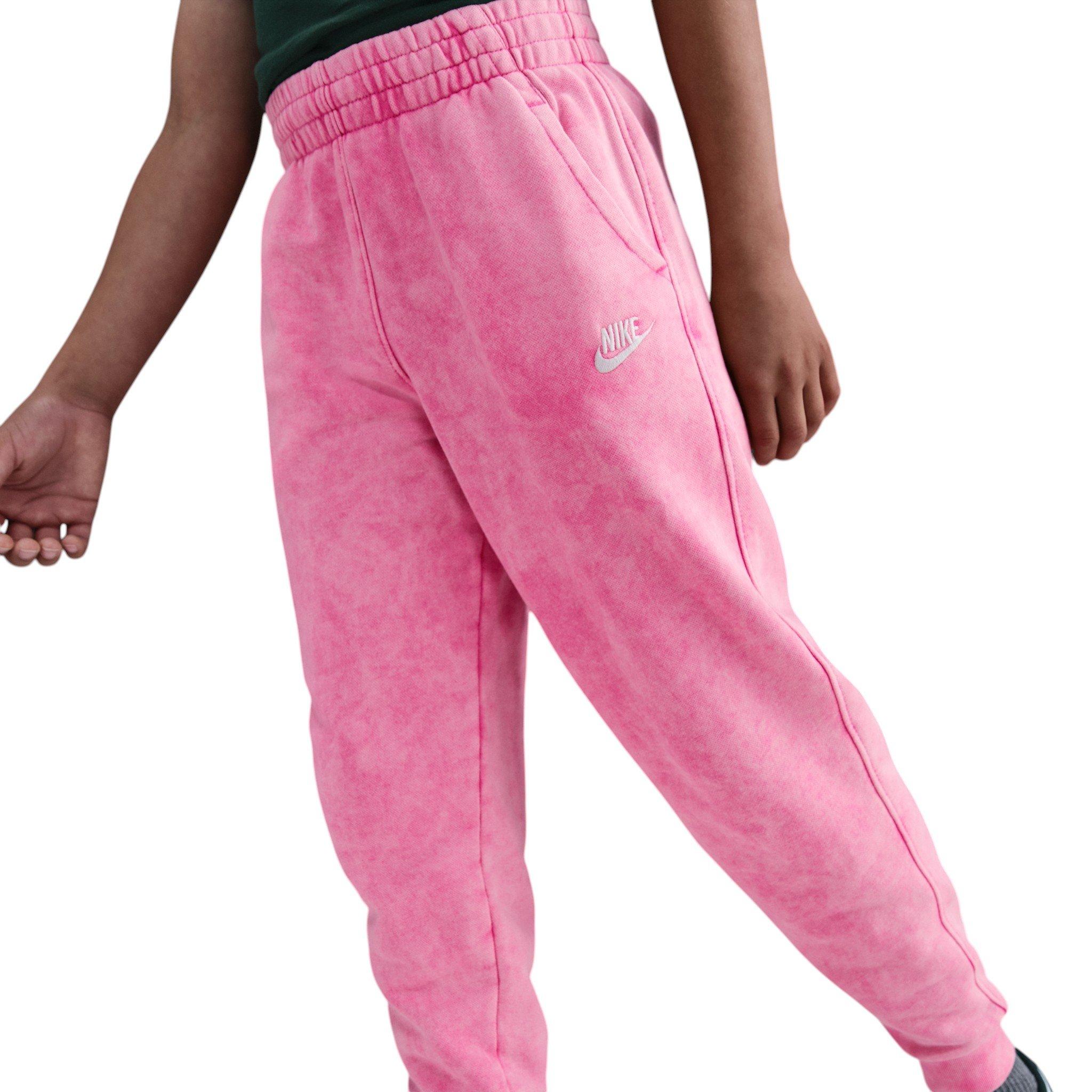 Nike Big Kids' Sportswear Club Fleece French Terry Joggers - Pink - PINK